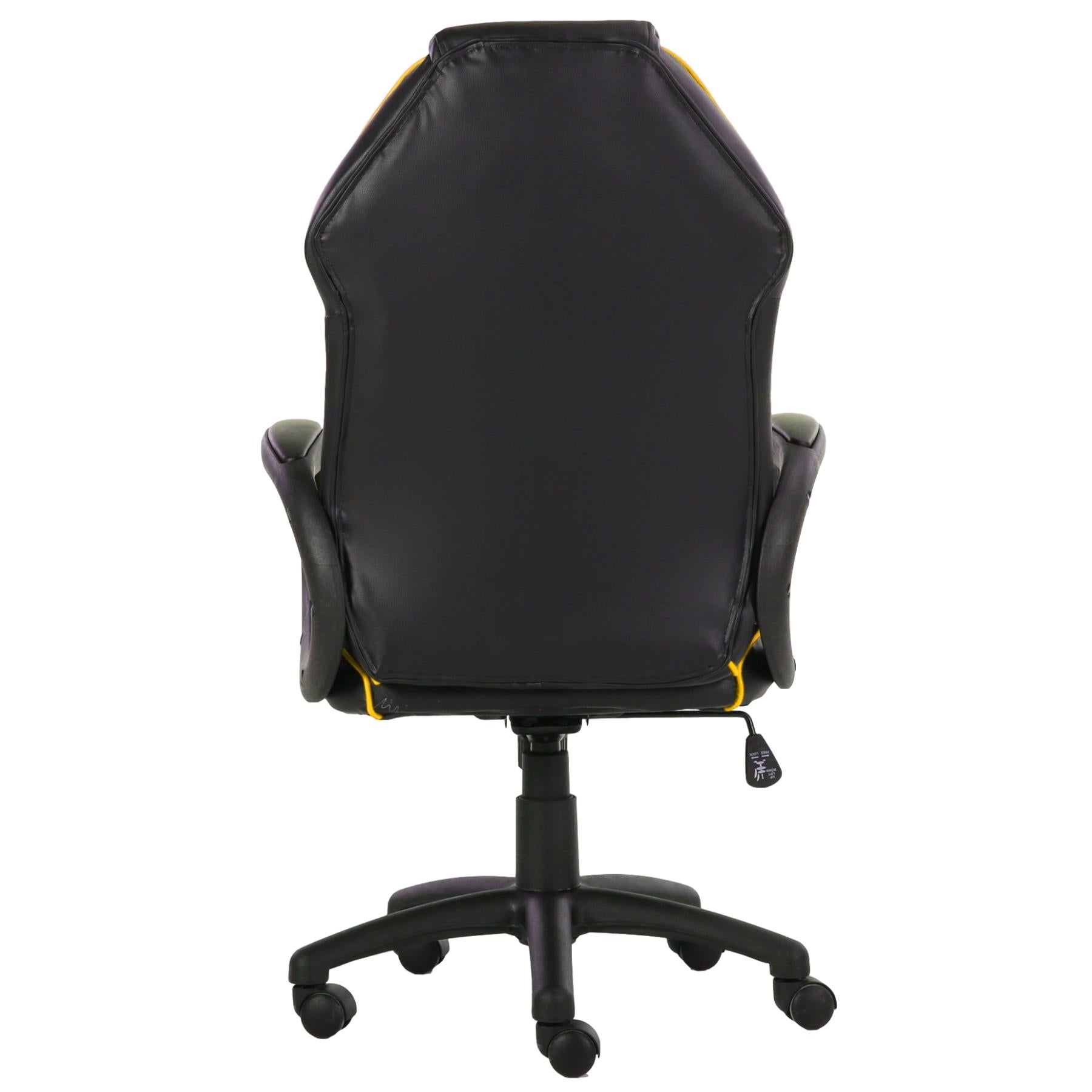 HAWK SERIES 058 Ergonomic Gaming Chair - Black & Yellow, High Back Racing Style with Lumbar Support for PC, Office, and Esports Gamers - Perfect for Long Gaming Sessions and Work Comfort