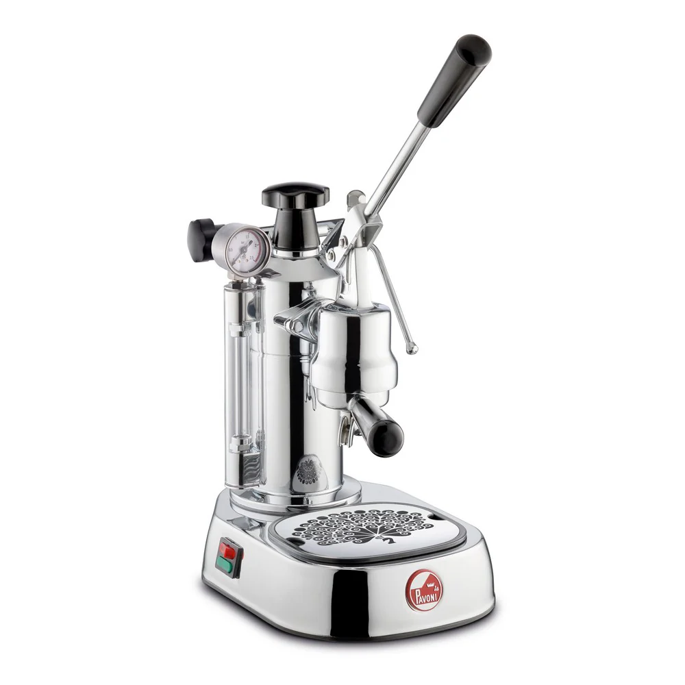 La Pavoni SPECIAL EDITION Espresso Machine with Pressure Gauge - Professional Black EPC 8SB for Home Baristas & Coffee Lovers | Perfect for Espresso, Latte & Cappuccino Making