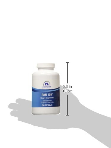 Progressive Labs Pan 10X Digestive Enzyme Supplement - 250 Capsules | Supports Healthy Digestion & Nutrient Absorption | Ideal for Meals & Digestive Comfort