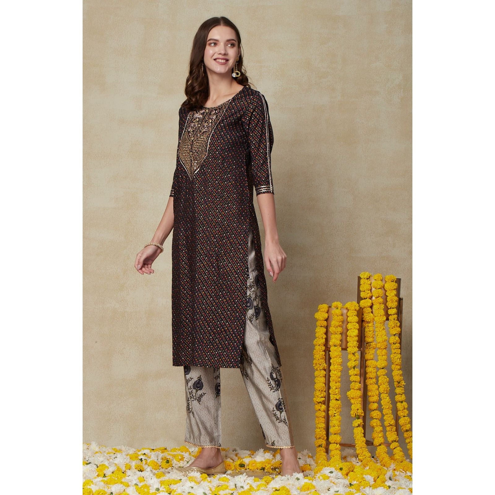 Stylish Festive Kurta Set for Women - Elegant Party Wear Outfit for Diwali, Weddings & Special Occasions
