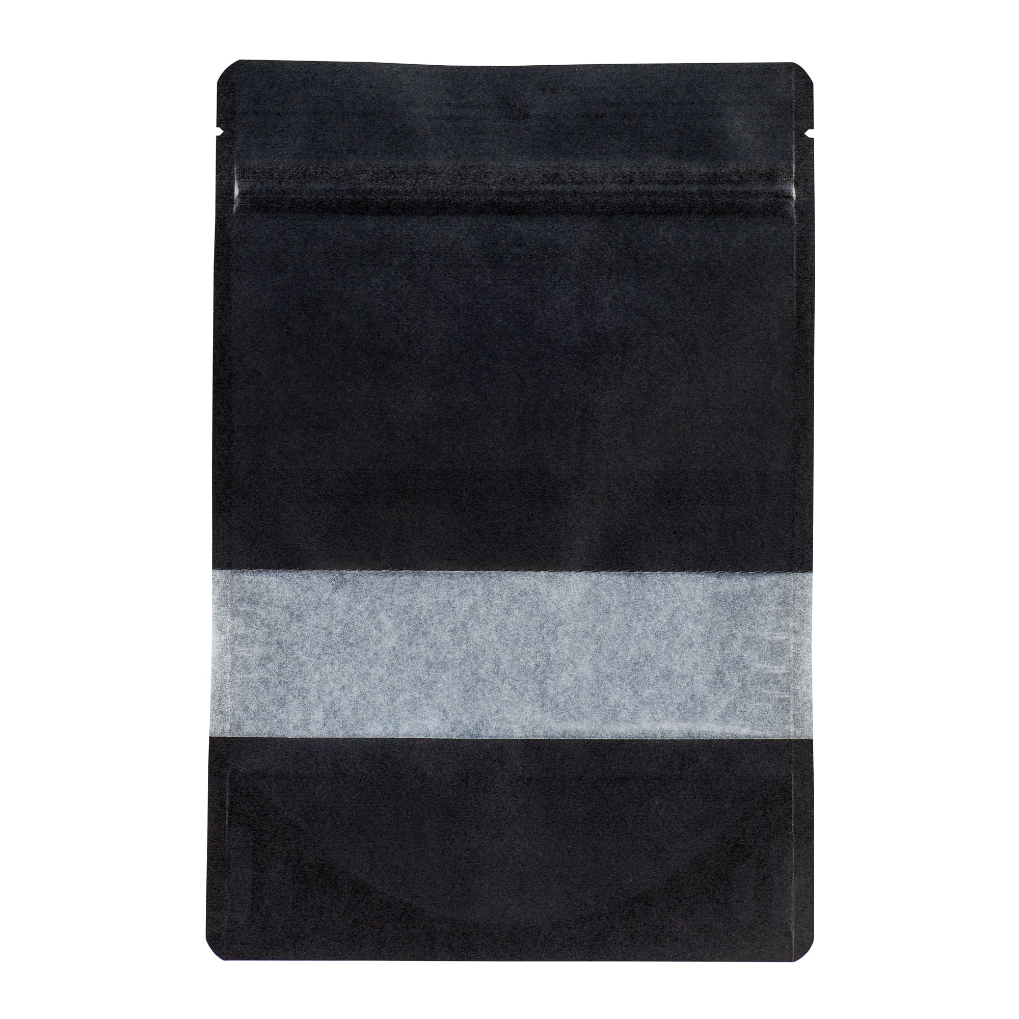 Heat Sealable Black Plastic Large Window Bags - 9