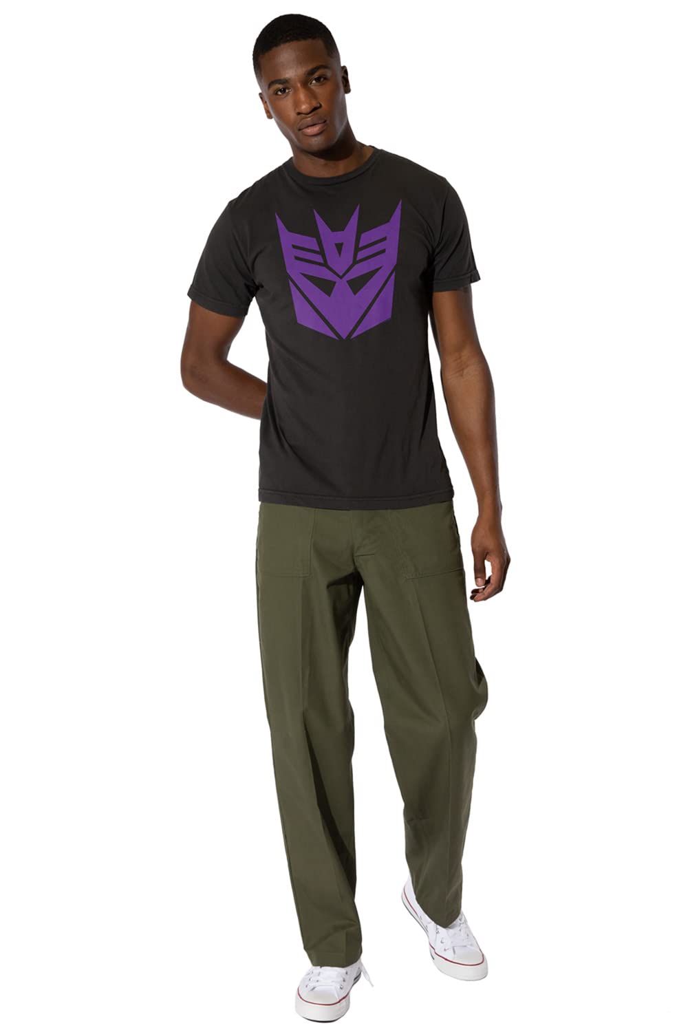Official Transformers Decepticon Men's Short Sleeve T-Shirt - Licensed Graphic Tee for Fans & Collectors | Perfect for Cosplay, Comic Con & Everyday Wear