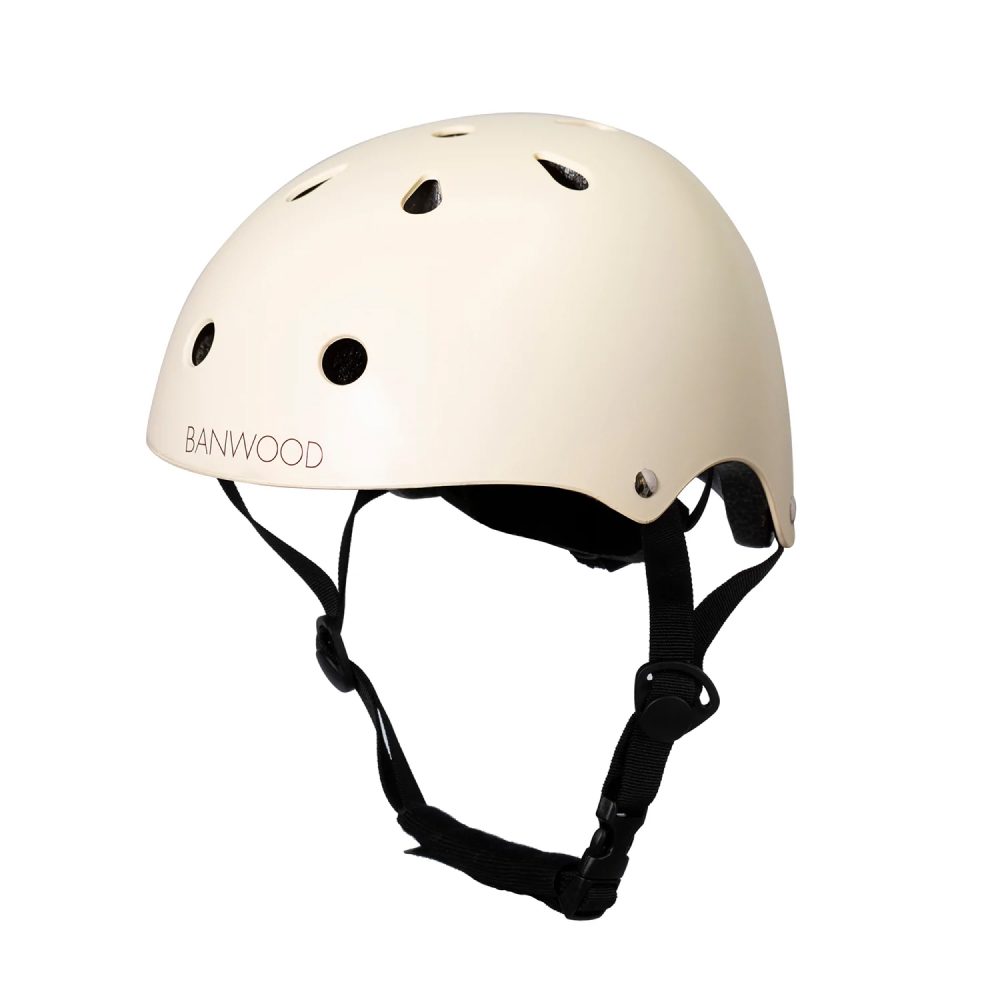 BANWOOD Classic Bike Helmet for Kids XS, Cream - Lightweight & Adjustable Safety Helmet for Toddlers Cycling, Scooter, Skateboarding Outdoor Activities