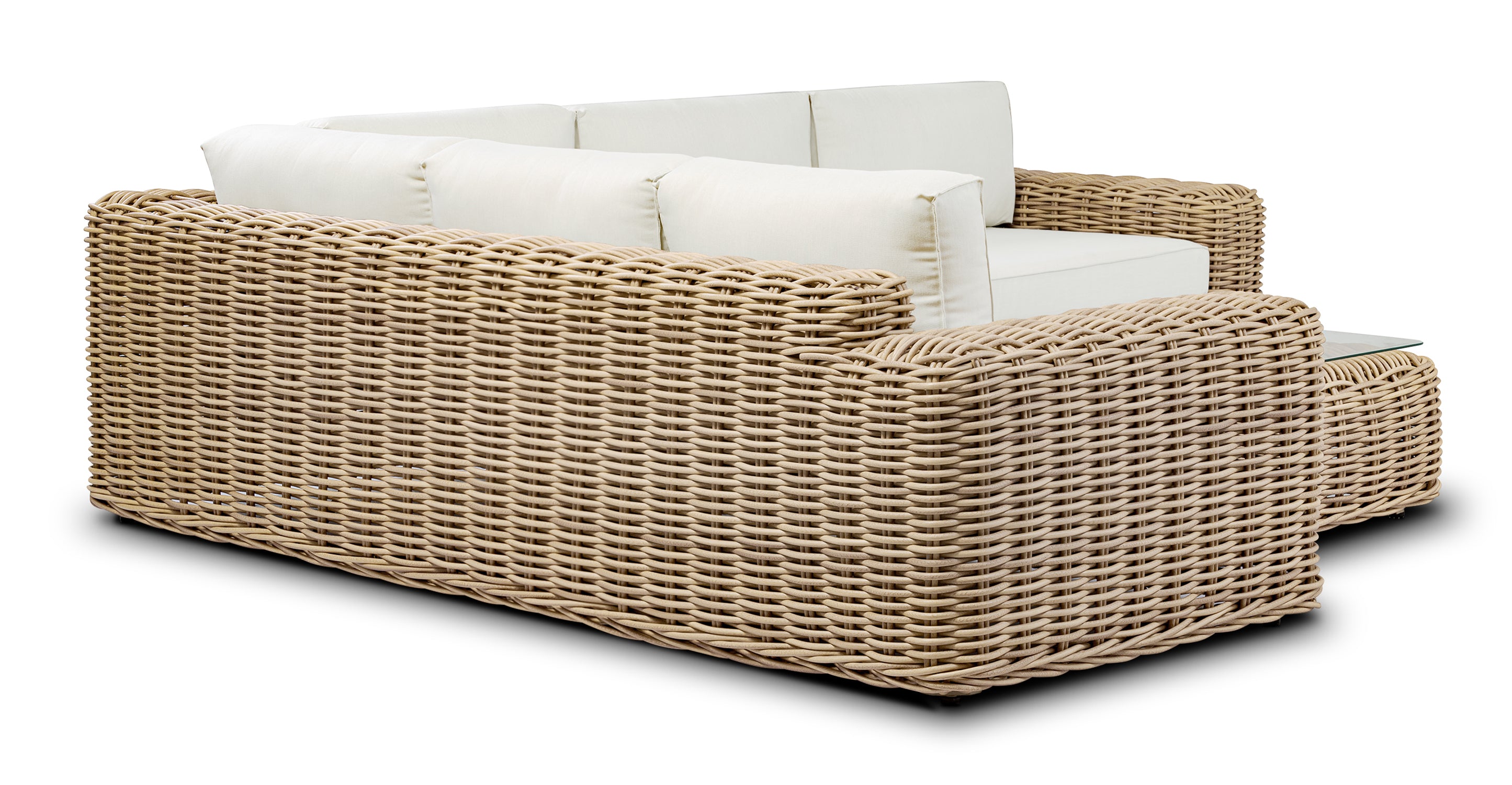 Modern Puglia Corner Sectional Sofa Set with Coffee Table - Comfortable L-Shaped Couch for Living Room, Lounge & Family Room - Perfect for Small Spaces & Home Decor