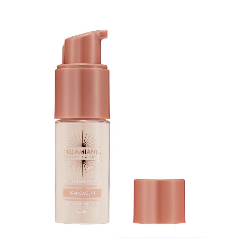Bellamianta Translucent Tan Setting Powder - Matte Finish, Oil Control & Long-Lasting | Perfect for Makeup Setting, Contouring & Bridal Looks