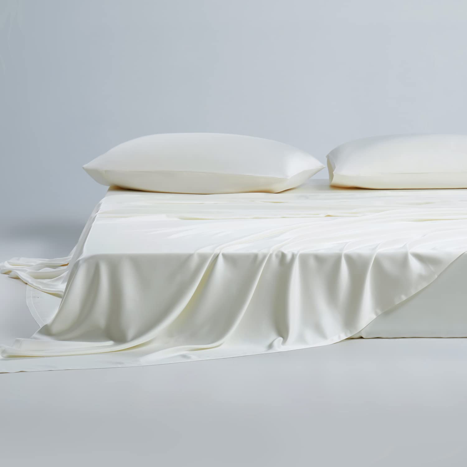 Luxury 100% Bamboo Sheets King Size - Cooling, Eco-Friendly 500TC Bedding Set with 16