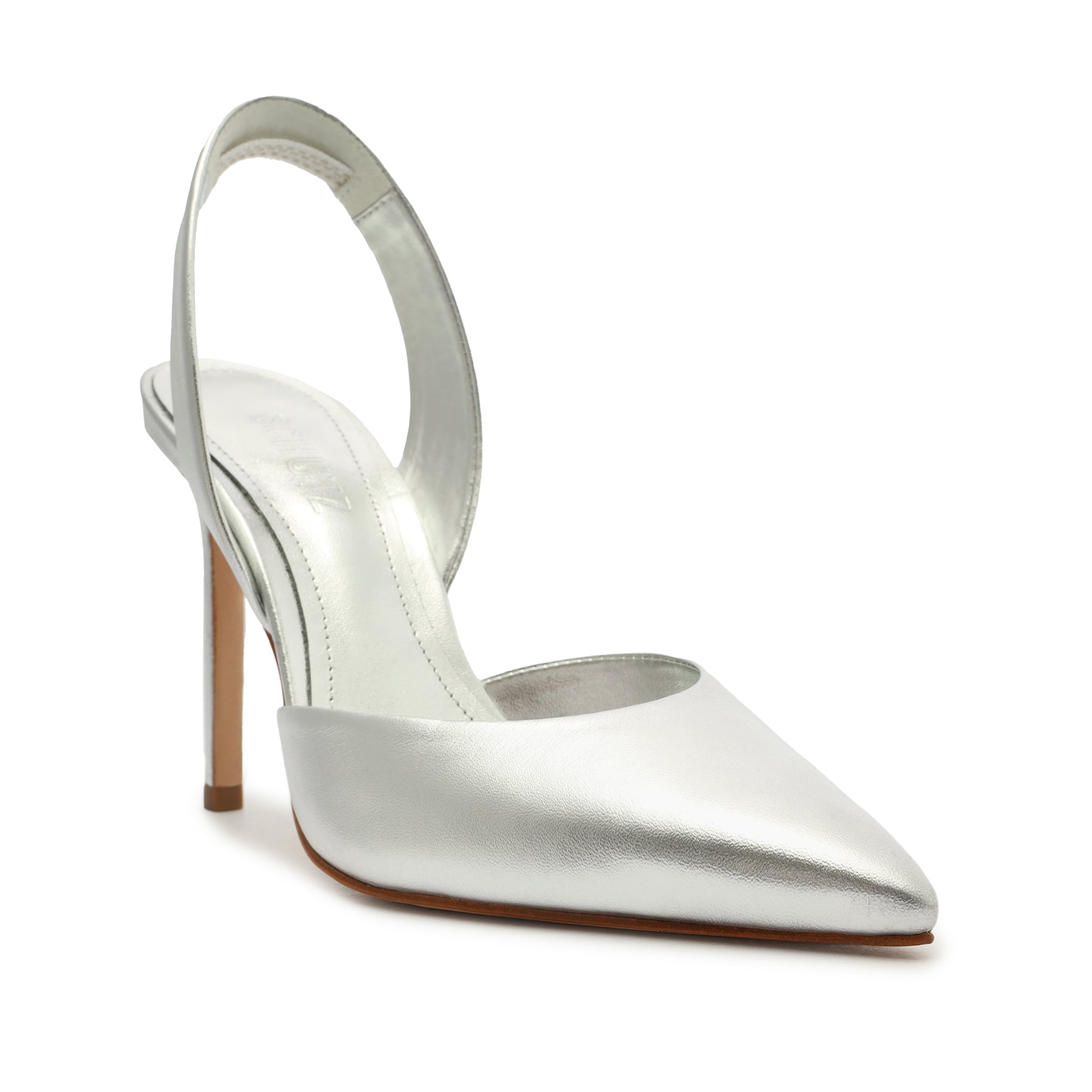 Lou Sling Metallic Leather Pump - Women's Elegant High Heel Sandals for Party, Wedding & Evening Wear | Comfortable & Stylish Dress Shoes