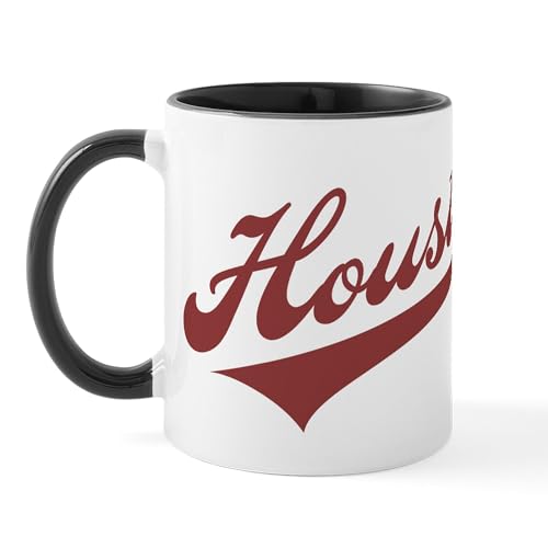 White/Black Inside - Retro Houston Mug