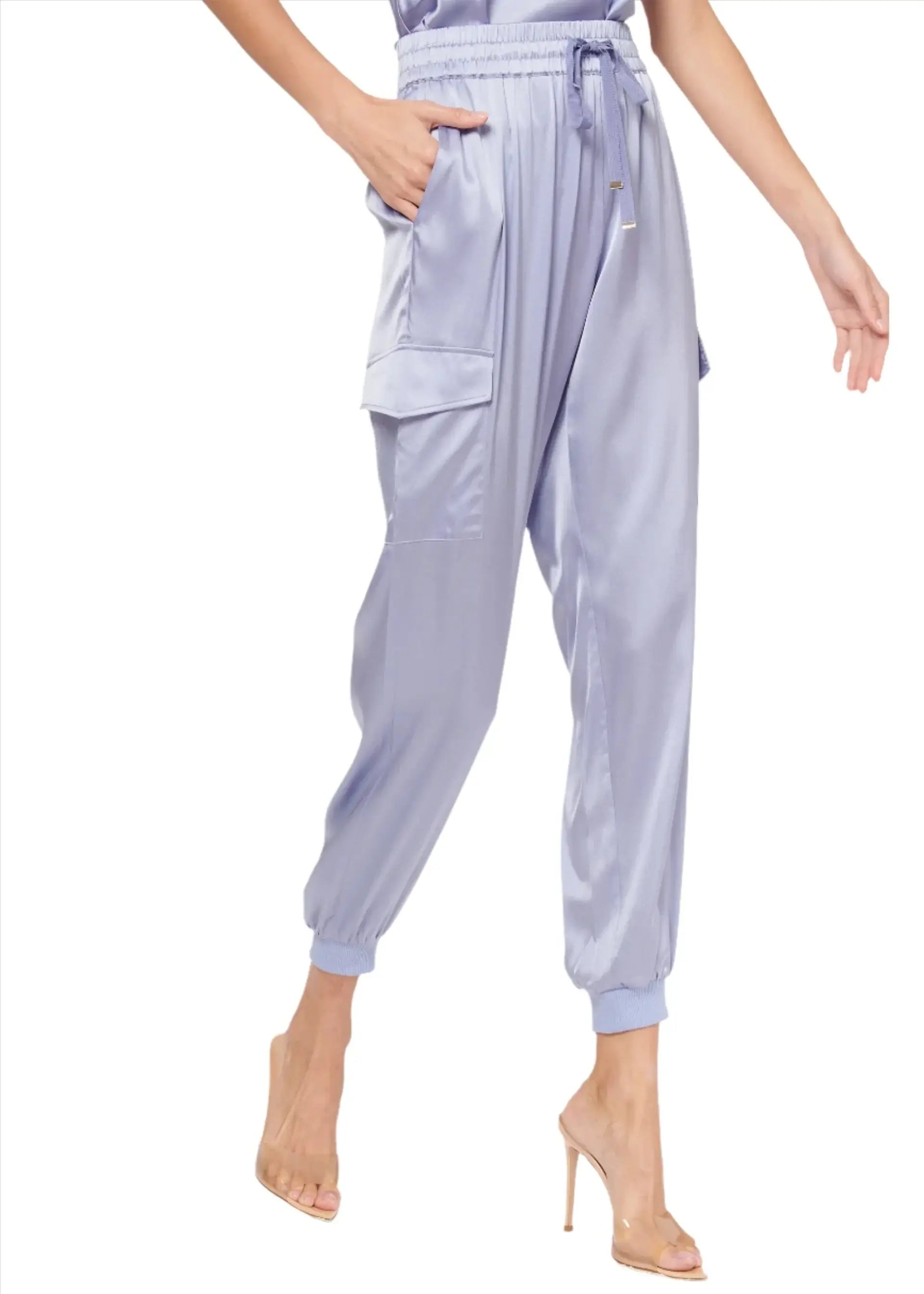 Elsie Women's Casual Pant in Cornflower Blue - Comfortable Stretch Trousers for Work, Travel & Everyday Wear