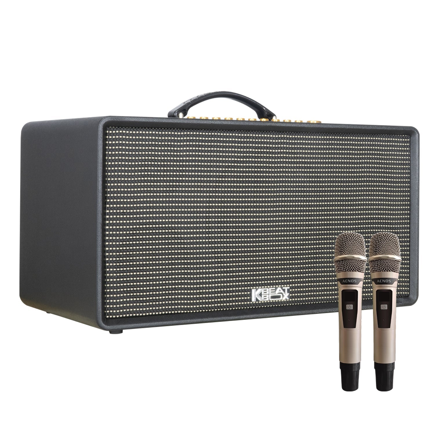 Acnos Soncamedia Kbeatbox Flac 36 Karaoke Powered Speaker System - High-Quality Portable Bluetooth Speaker for Home Parties, Outdoor Events & Professional Karaoke Performances