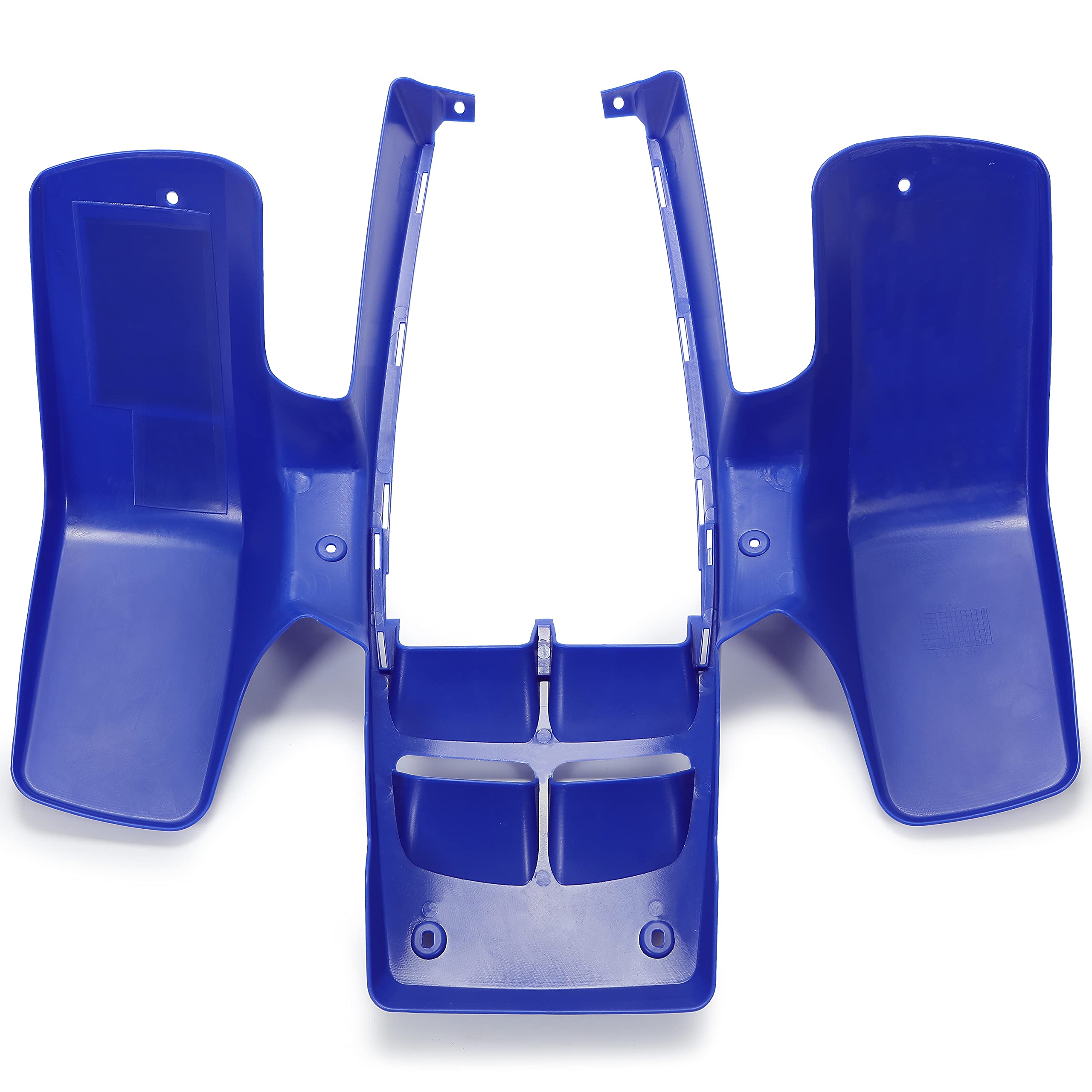 Kojem Blue Front Fenders Plastic Body Kit Compatible with 1987-2006 Yamaha Banshee 350 (YFZ350) - Durable ATV Replacement Parts for Off-Road Racing & Trail Riding