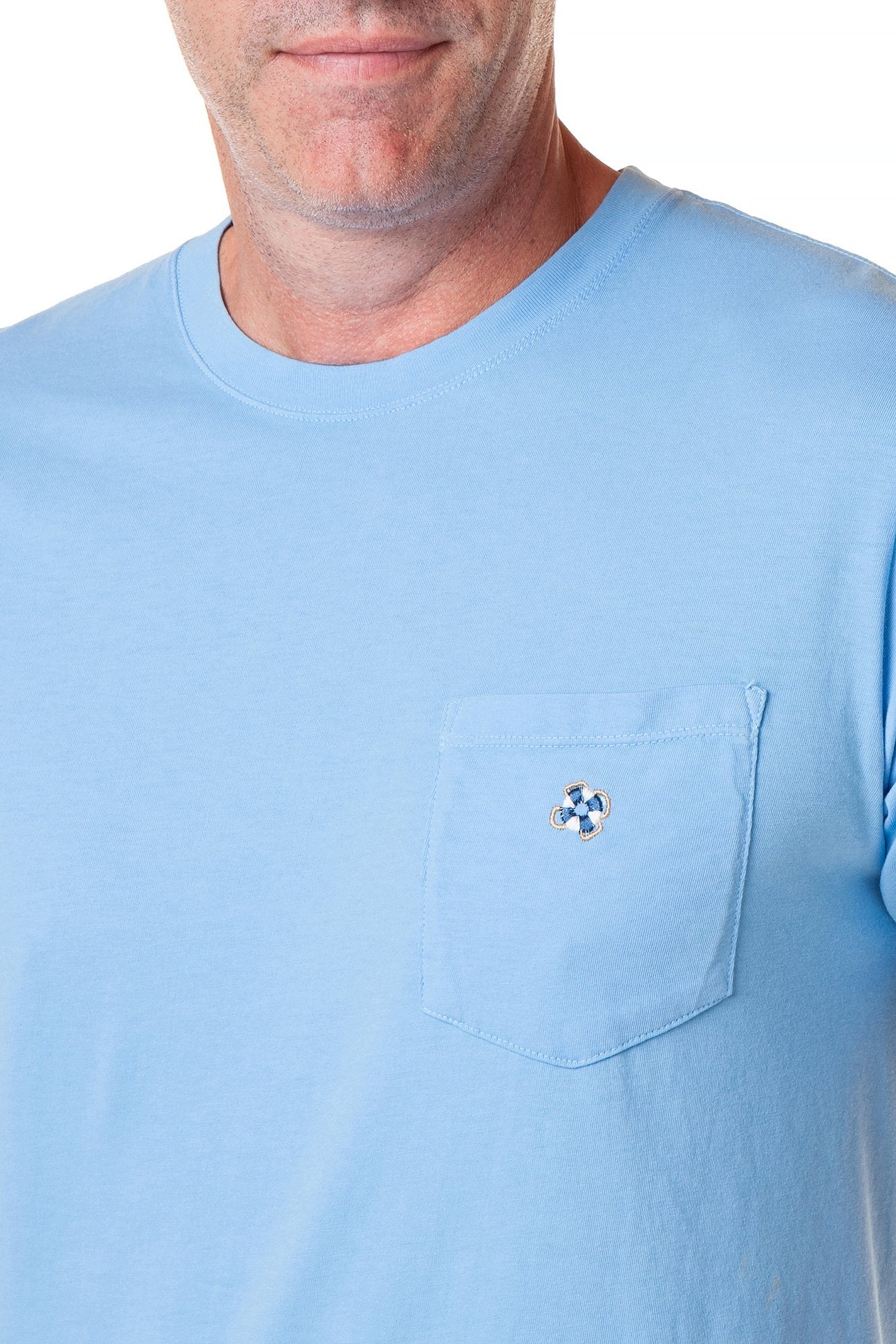 Azure Castaway Beach Tee - Lightweight & Comfortable Men's T-Shirt for Summer Vacation, Beach Outings & Casual Wear