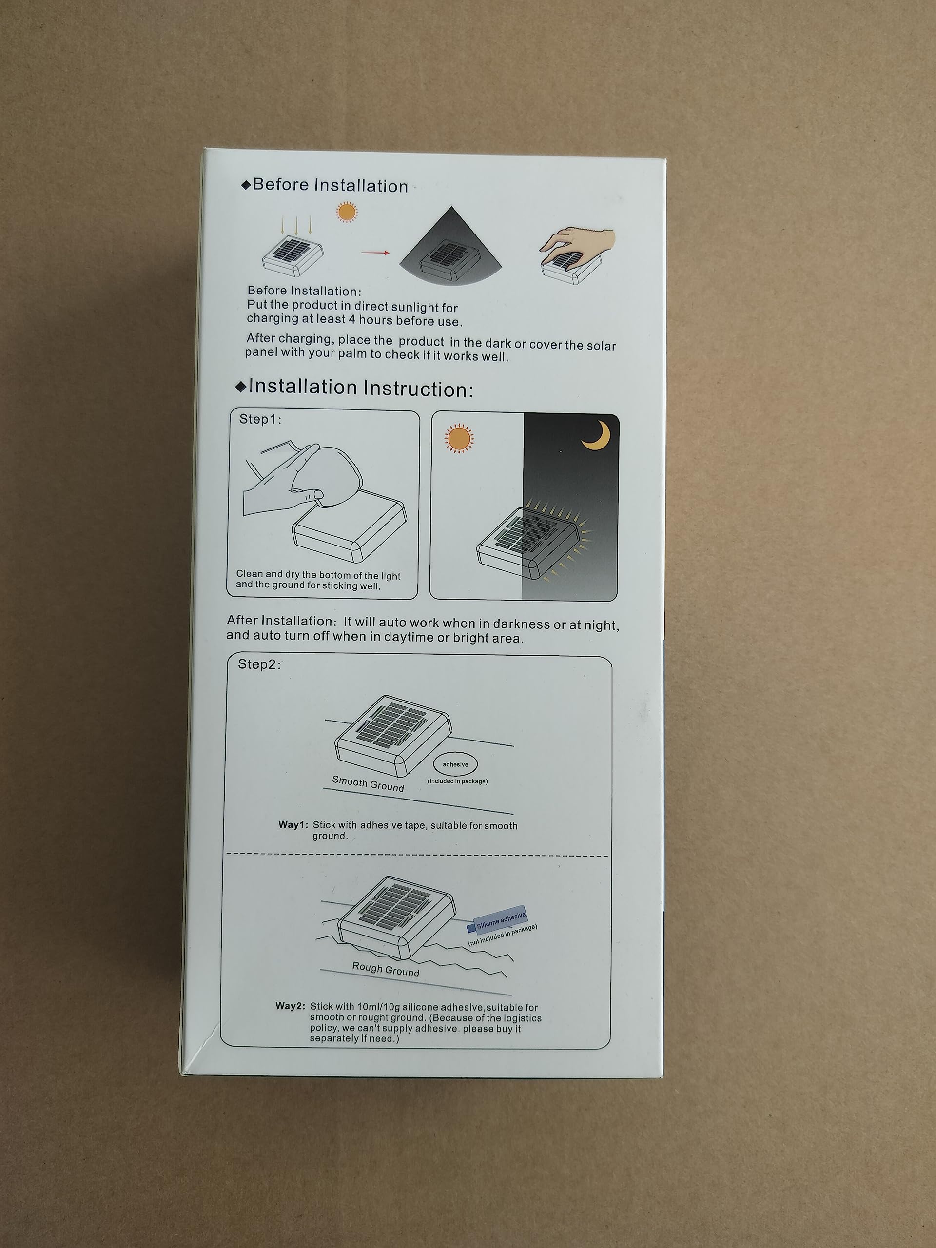 Lacasa 4-Pack Blue Solar Deck Lights - Dusk to Dawn Large Battery Step Lights, Waterproof Solar Powered LED Dock Lights for Outdoor Garden, Stairs, Driveway, Walkway, Pathway & Warning Lighting - Perfect for Patio, Backyard, Poolside & Landscape Illumination