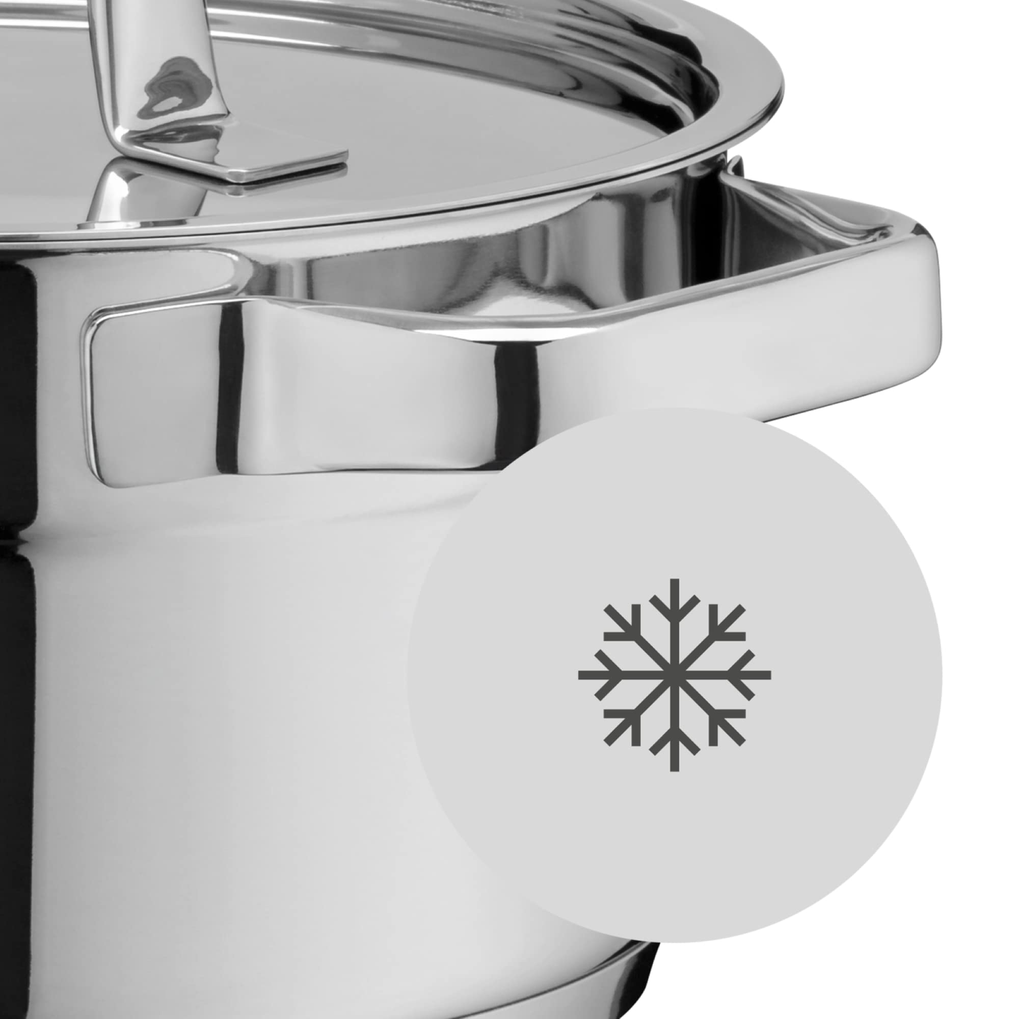 WMF 16cm Stainless Steel Mixing Bowl & Water Bath - 18/10 Cromargan Rustproof, Dishwasher & Oven Safe, Acid-Resistant for Baking, Cooking & Food Prep - Perfect for Home Kitchen & Professional Use