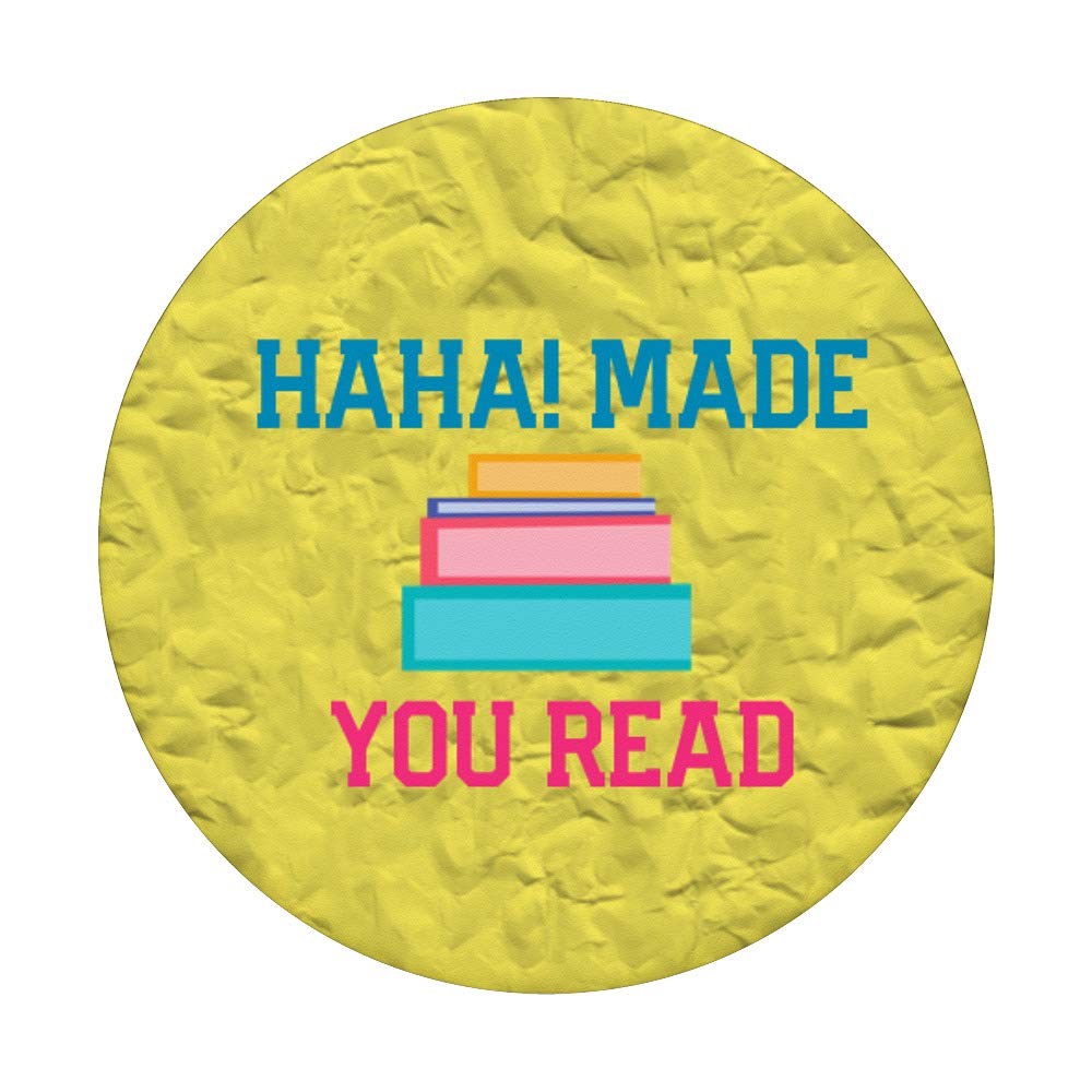 Book Lovers & Teachers Gift - PopSockets Phone Grip & Stand for Reading eBooks on iPhone, iPad & Tablets - Perfect for Bookworms, Students & Classroom Use