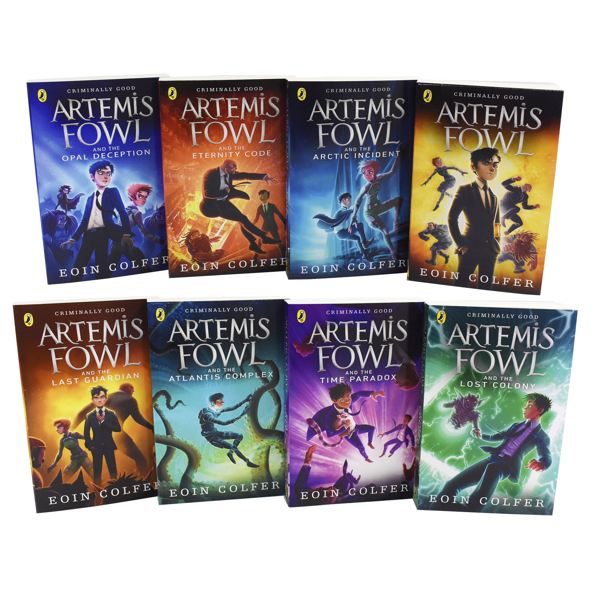 Artemis Fowl Complete Book Series Set by Eoin Colfer - 8 Paperback Novels for Kids & Teens Ages 9-16 | Perfect for Young Readers, Gifts & Fantasy Book Collections