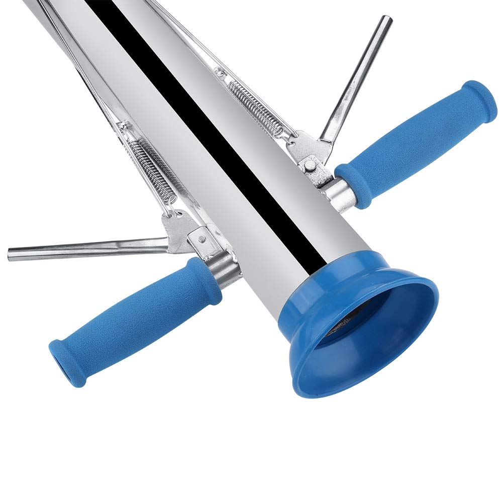 Durable Double-Handle Seedling Transplanter Tool - Manual Hand-Held Seed Planter for Vegetables & Fruits - Perfect for Greenhouse, Garden & Farm Planting