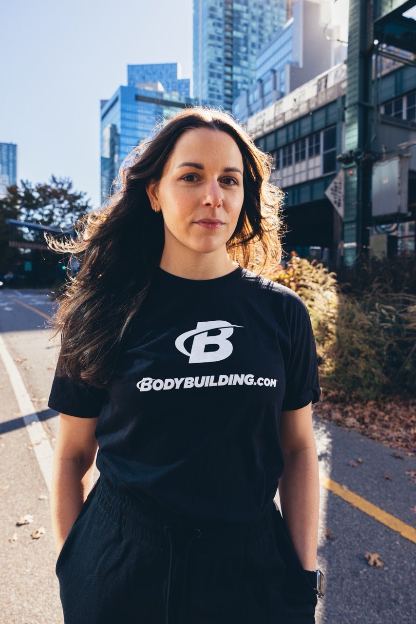 Bodybuilding.com Legacy Logo T-Shirt - Gym Workout & Fitness Apparel for Men & Women - Perfect for Weightlifting, Training & Casual Wear