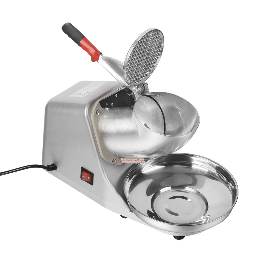 300W Electric Ice Shaver Machine - Stainless Steel Blade Snow Cone Maker for Home & Commercial Use (143lbs/hr) - Perfect for Parties, Cocktails, and Dessert Making