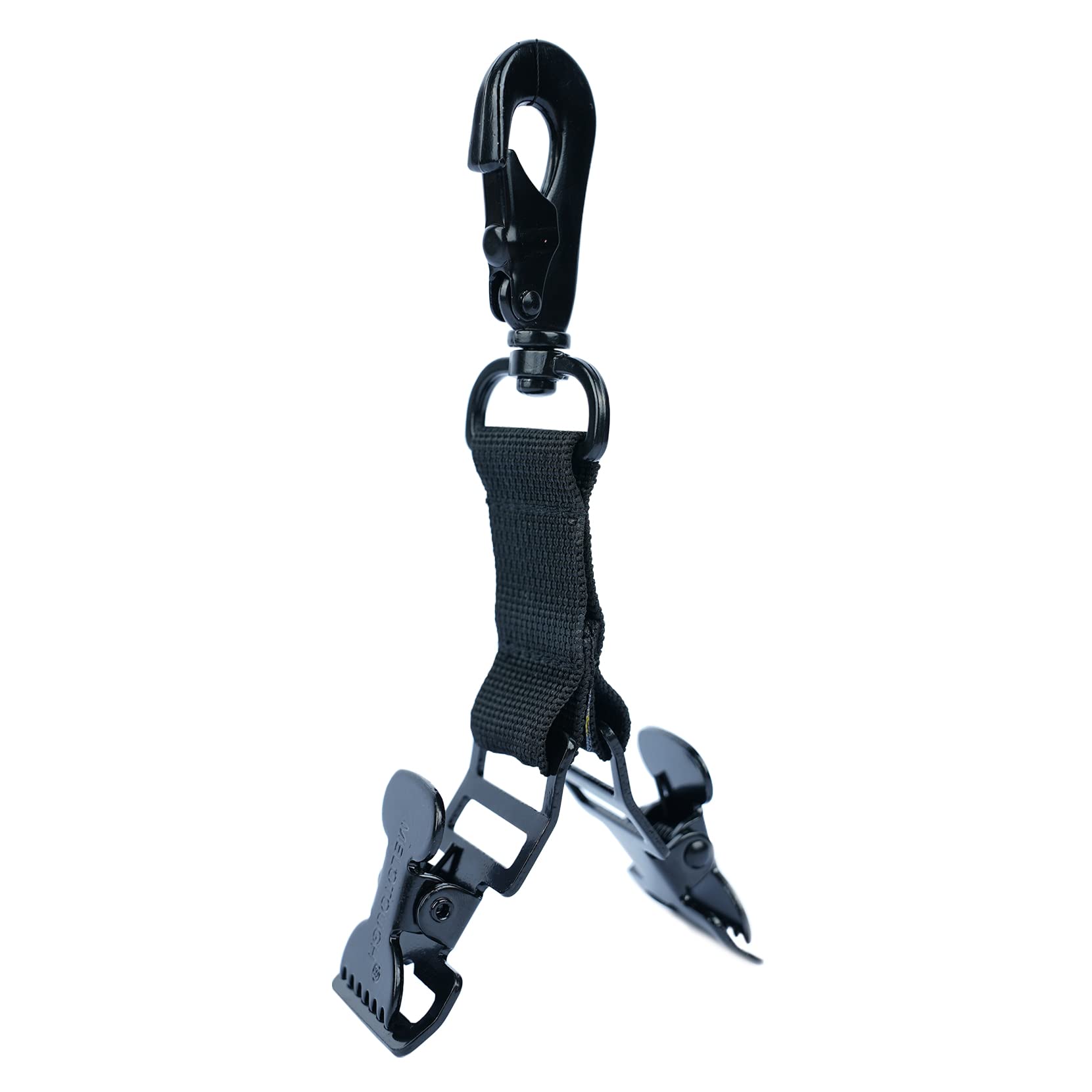 MELOTOUGH Firefighter Glove Clips Strap - Heavy Duty Glove Holder with Swivel Snap Hook for Firefighters, EMT, First Responders - Secure Glove Storage for Emergency Situations and Outdoor Activities