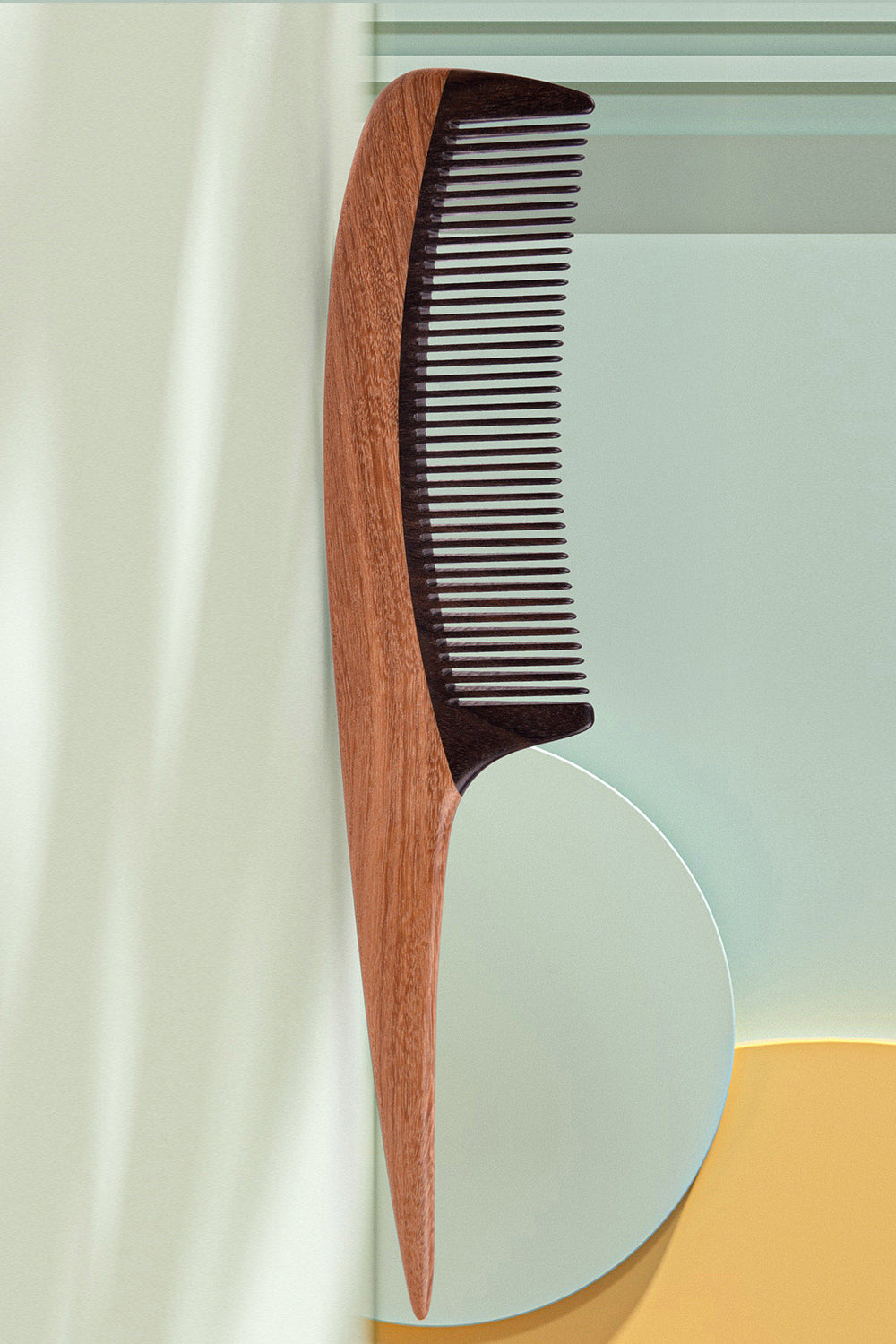 Premium Wooden Teasing Comb for Hair Styling - Detangling & Volumizing Hair Brush for Men & Women - Perfect for Salon, Home & Travel Use