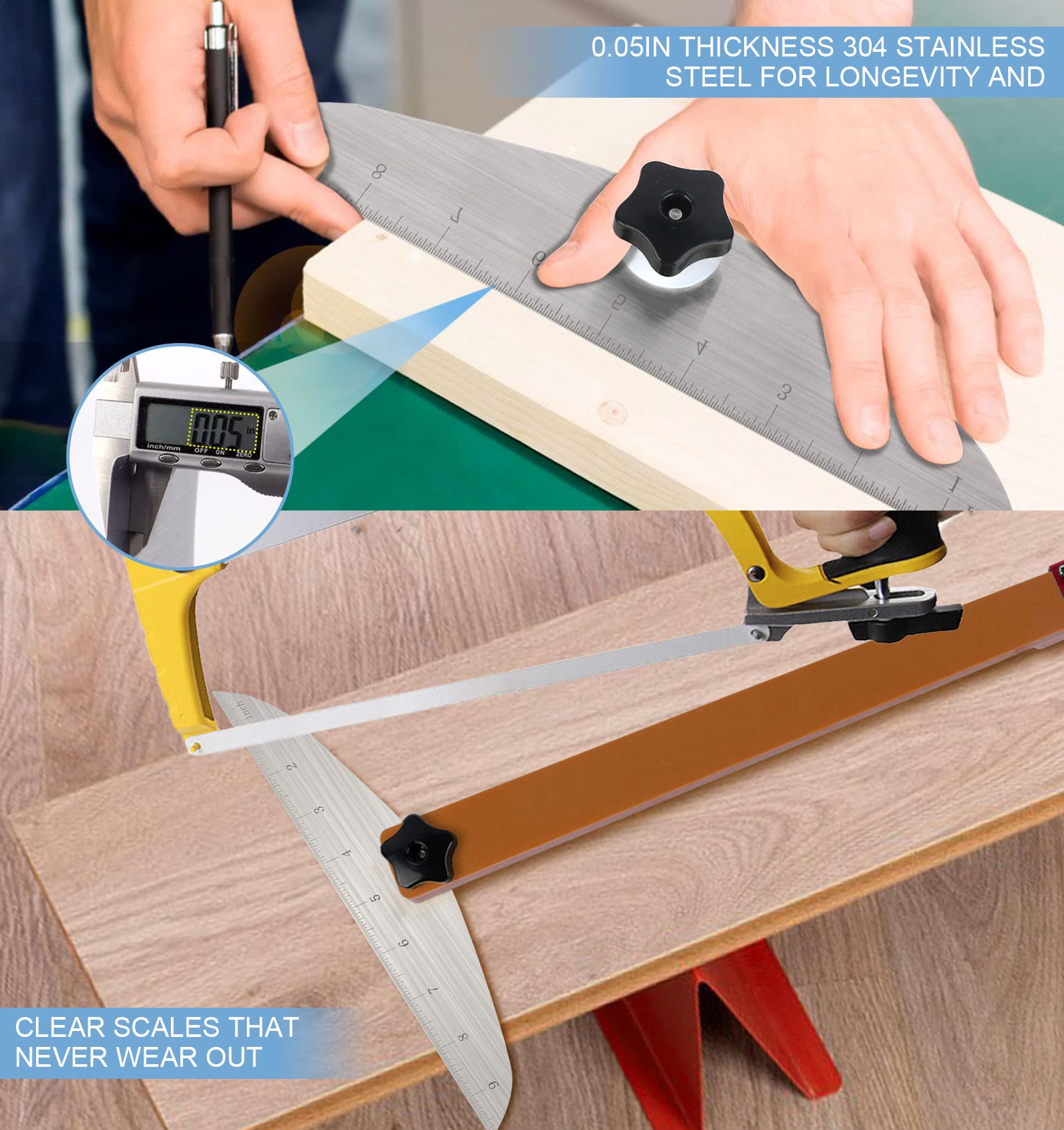 Adjustable Stair Tread Template Tool (7.67