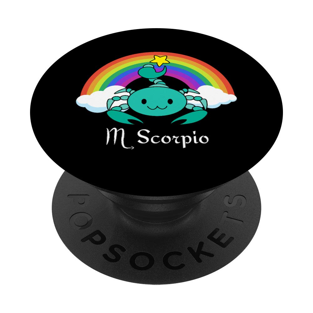 Scorpio Zodiac PopSocket Swappable PopGrip - Horoscope Astrology Accessory for LGBT Pride, Gay & Lesbian Support - Perfect for Phones, Tablets & LGBTQ+ Pride Events