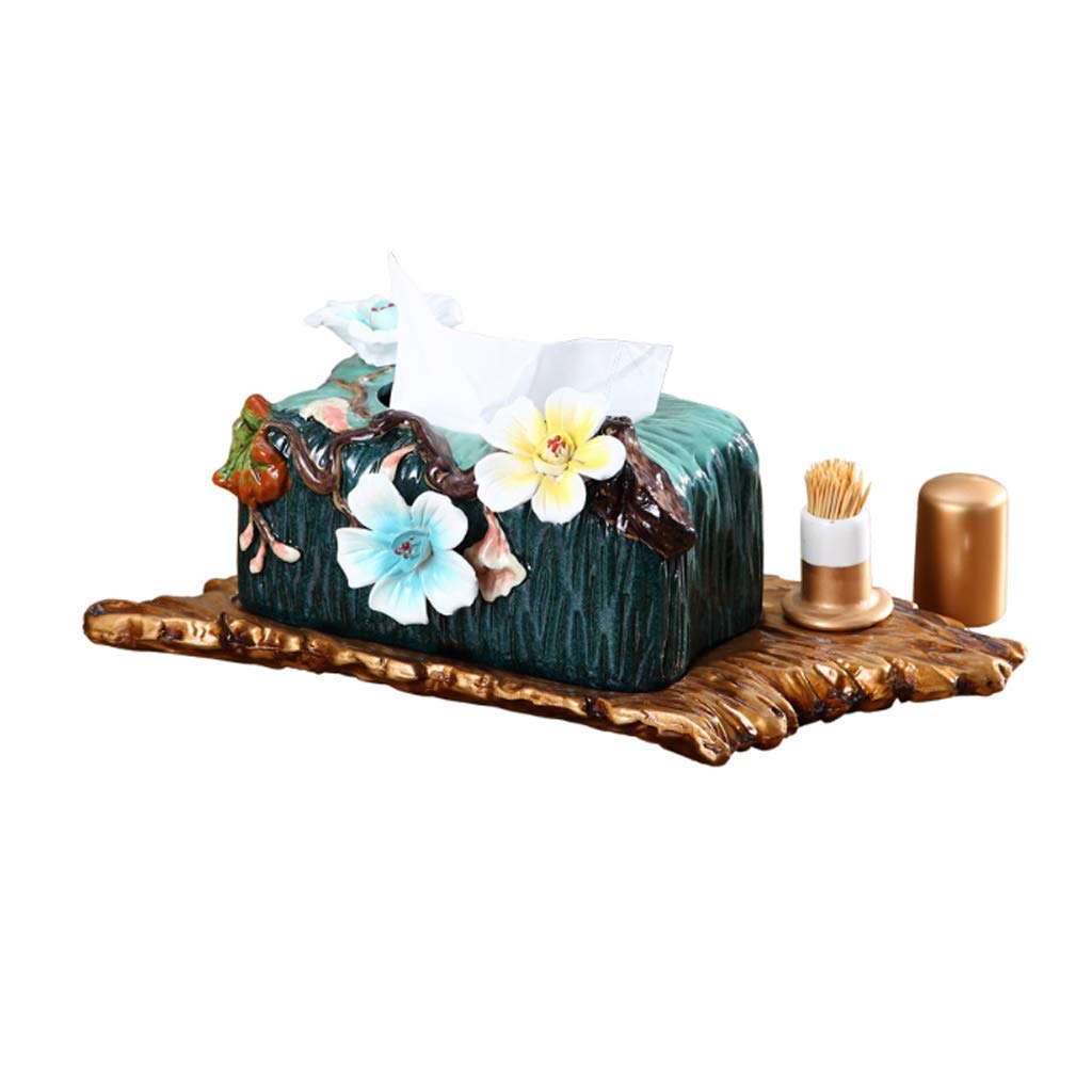 Luxury Retro Rectangular Tissue Box Holder - Elegant Home Decor for Bedroom, Living Room & Car | Multi-Functional Tissue Storage Organizer | Perfect for Gift, Office & Travel Use