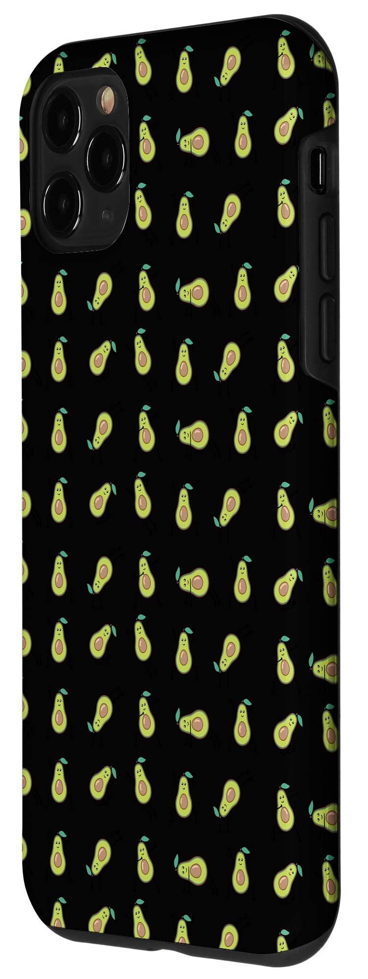 iPhone 11 Pro Case - Dancing Avocado Guacamole Vegan Design - Shockproof & Slim Protective Cover - Perfect for Gym, Aerobics & Vegan Lifestyle