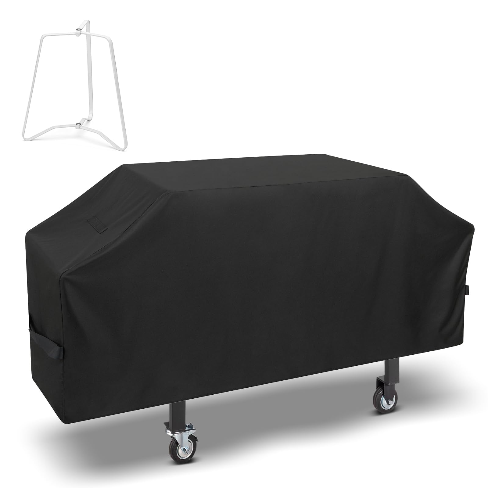 36 Inch Heavy Duty Waterproof Griddle Cover - Compatible with Blackstone, Camp Chef 600, Royal Gourmet & 4 Burner Grills | Flat Top Grill Cover with Sealed Seams & Support Rack | Perfect for Outdoor Cooking, Camping, Backyard BBQs & Patio Use