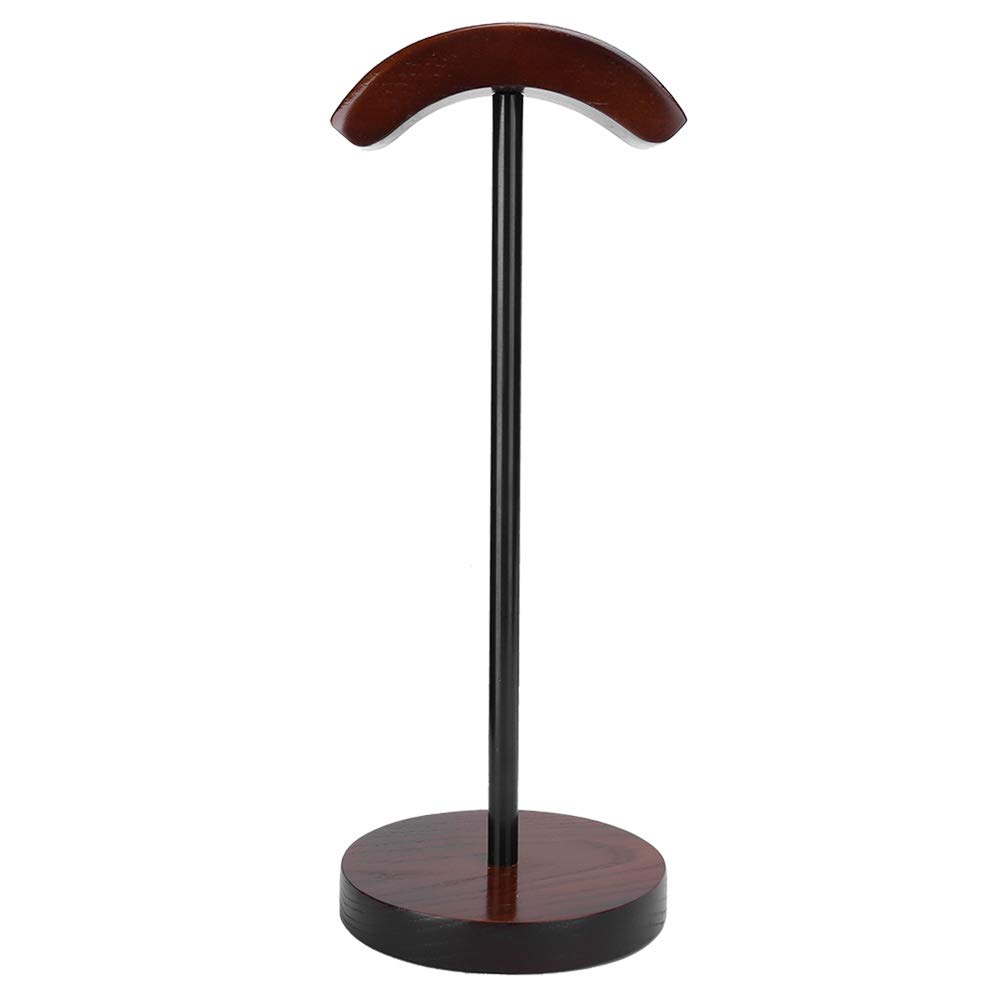Premium Wooden Headphone Stand - Dual Curved Gaming Headset Holder with DIY Design for Desk Organization | Perfect for Gamers, Streamers & Office Use