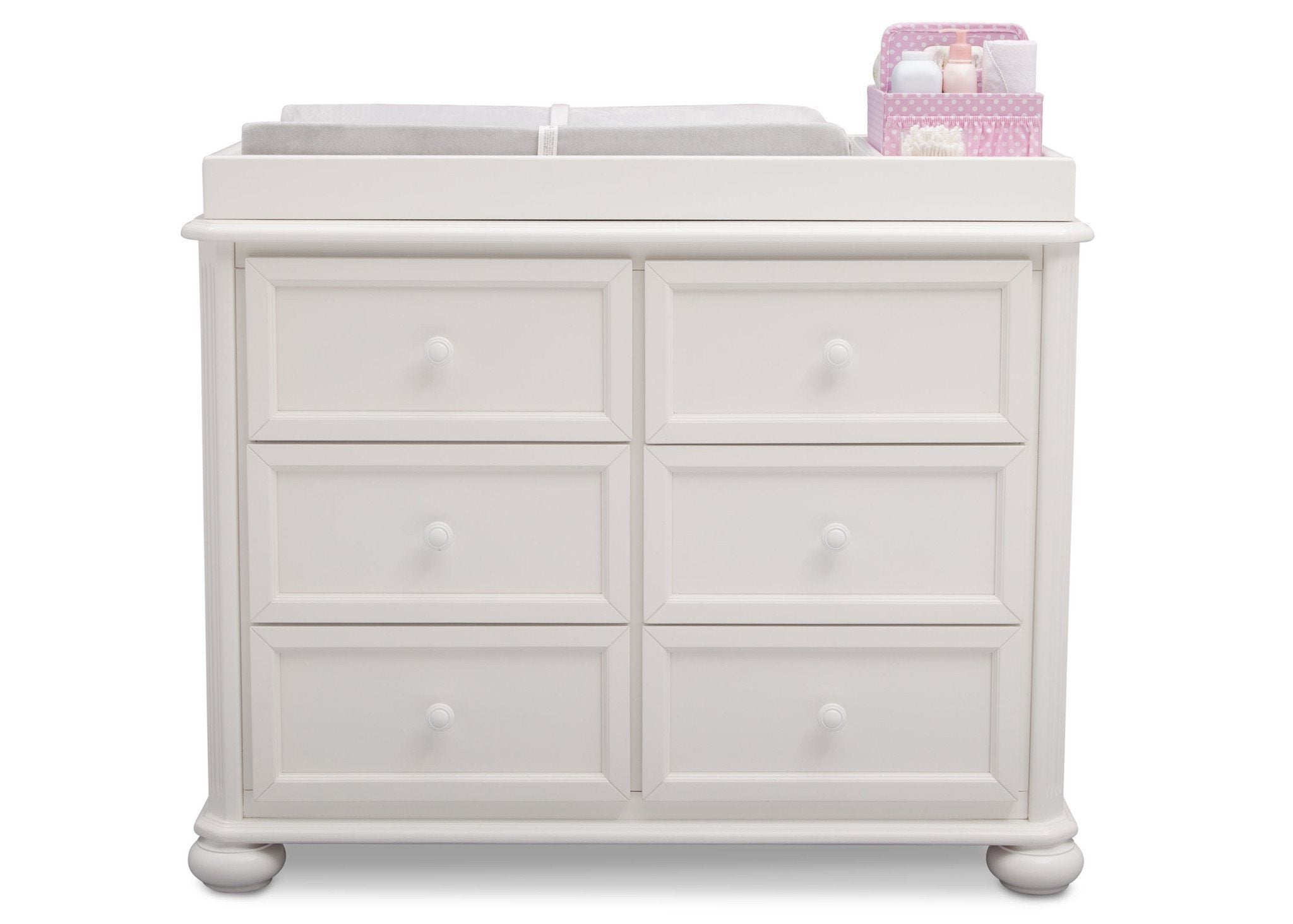 Peyton 6-Drawer Dresser for Bedroom - Solid Wood Chest of Drawers with Smooth Gliding, Spacious Storage Organizer for Clothes, Bedding & Accessories | Perfect for Master Bedroom, Guest Room & Nursery Organization