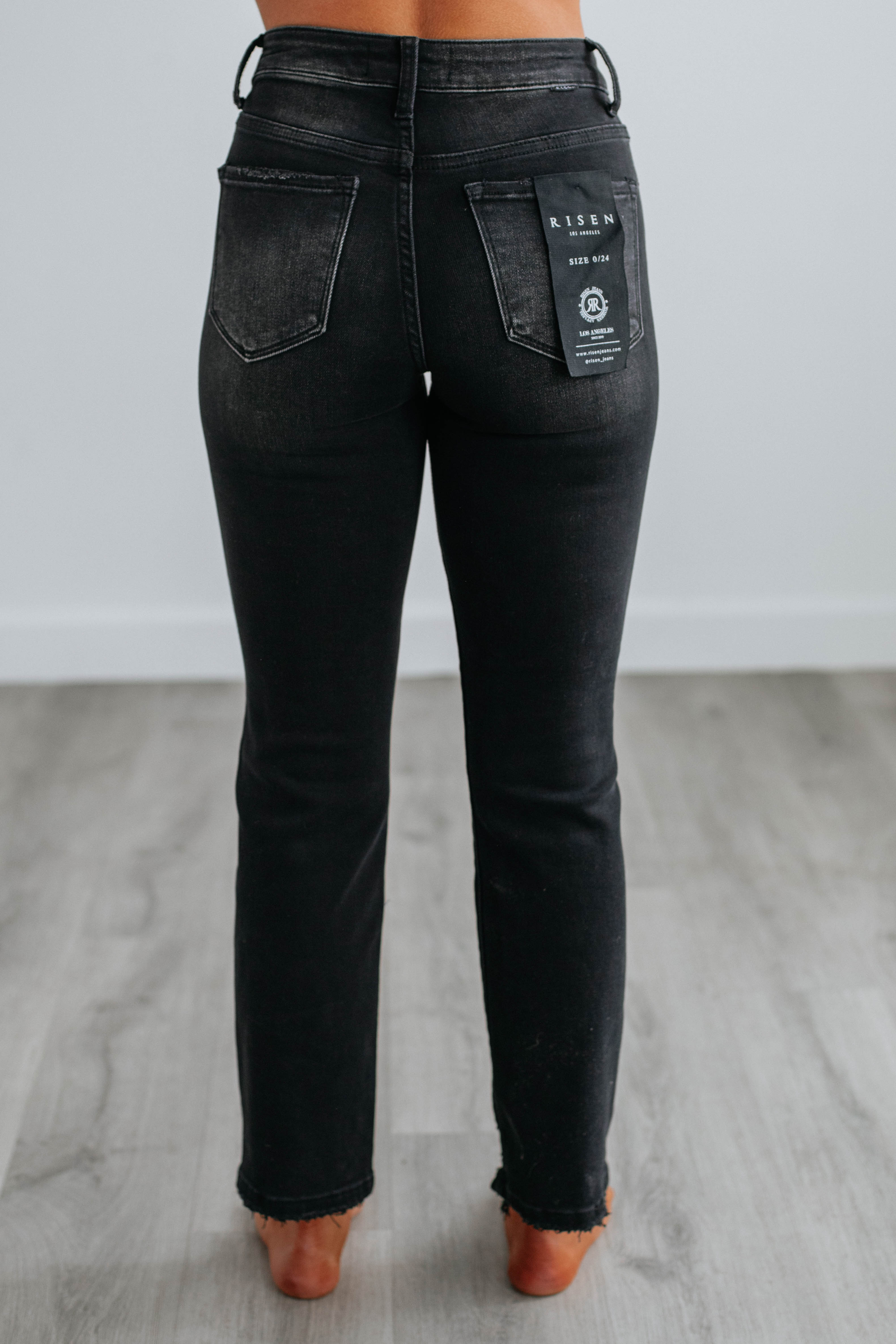 Blaine Risen Vintage Black Jeans for Men - High Waisted Slim Fit Denim Pants | Perfect for Casual Wear, Date Night & Street Style Fashion