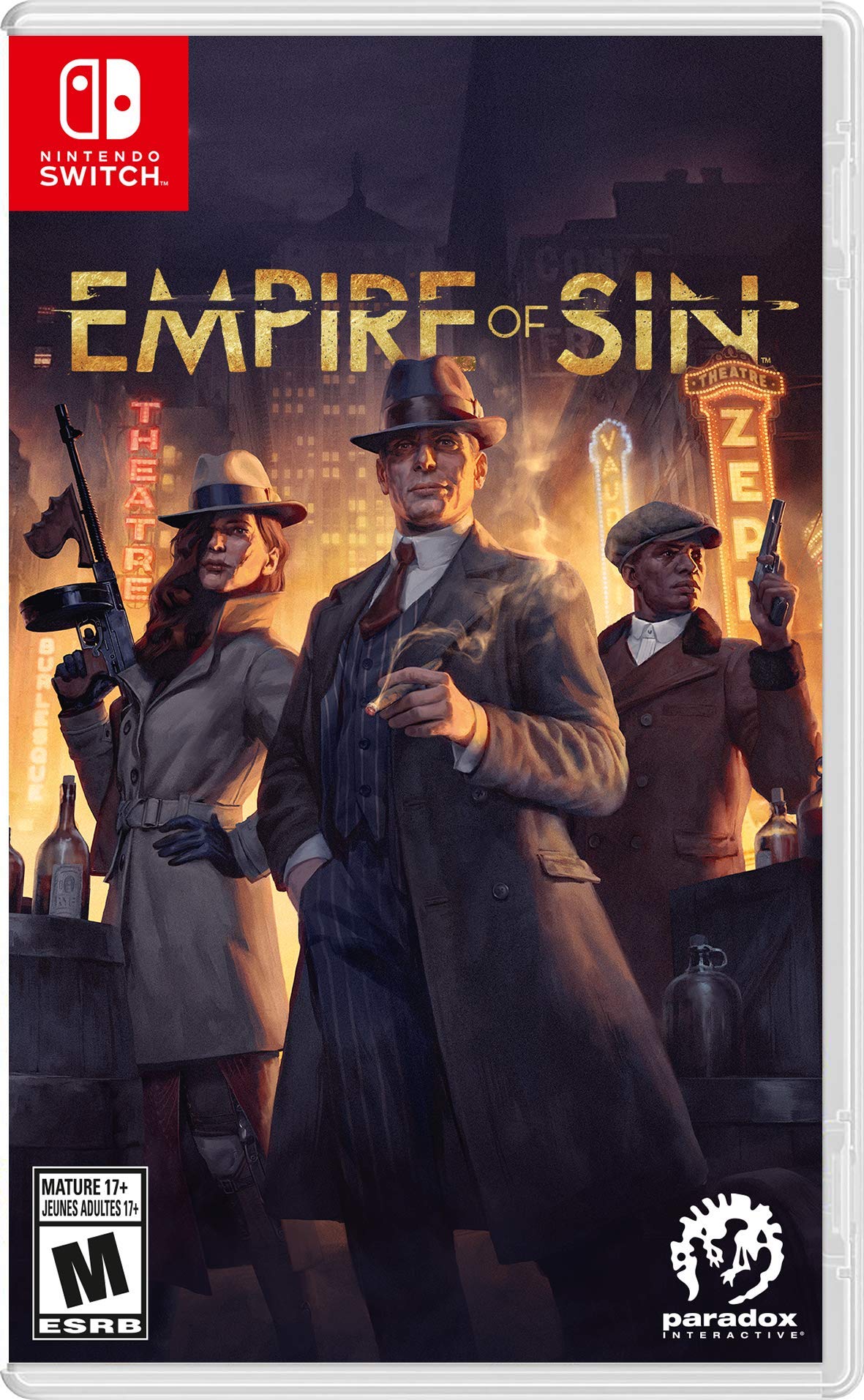 Empire of Sin - Nintendo Switch Game | Crime Strategy RPG for Adults | Perfect for Home Entertainment & Travel Gaming