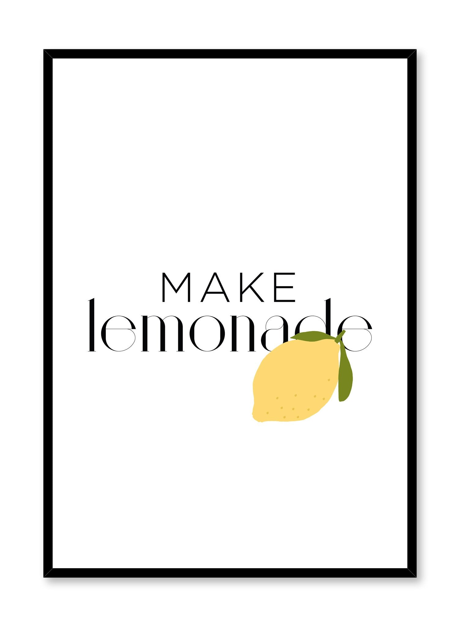 Refreshing Lemonade Poster - Vintage Lemonade Art Print for Kitchen, Bar & Home Decor - Perfect for Summer Parties & Beverage Shops