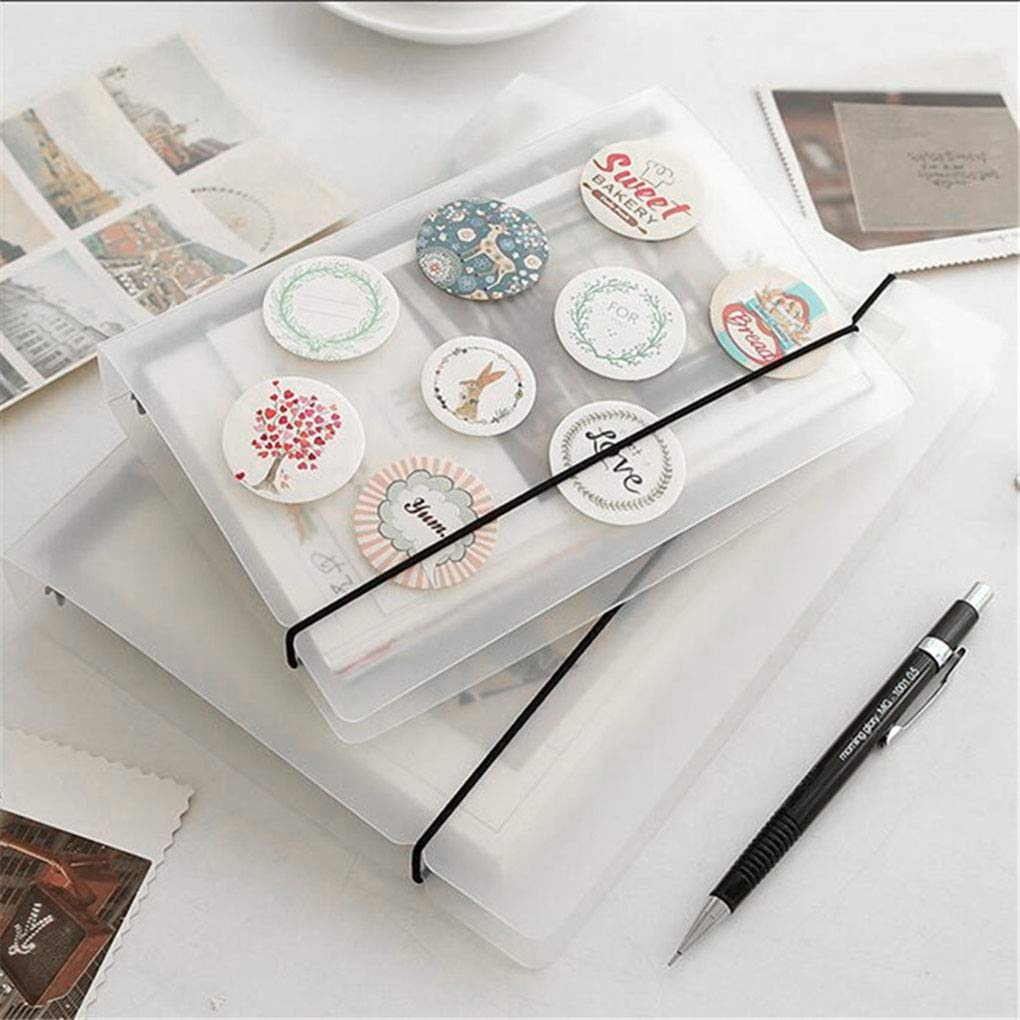 B5 Round Ring Clear View Binder - 9-Ring Refillable Loose Leaf Notebook for School, Office & Organization (No Pages Included) | Perfect for Students, Teachers & Professionals