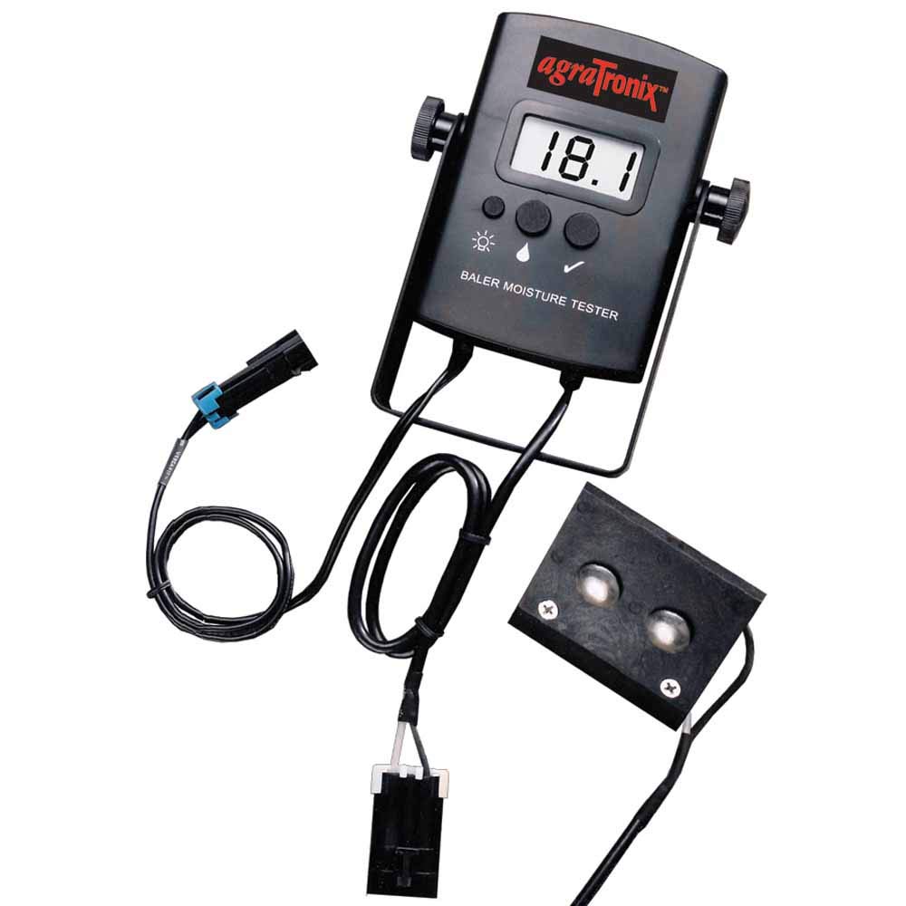 AgraTronix 07150 BHT-1 Hay Moisture Tester - Baler Mounted Hay Moisture Meter with Backlit LCD Display & Calibration Button | For Hay Baling, Farming Equipment, Agriculture Moisture Testing