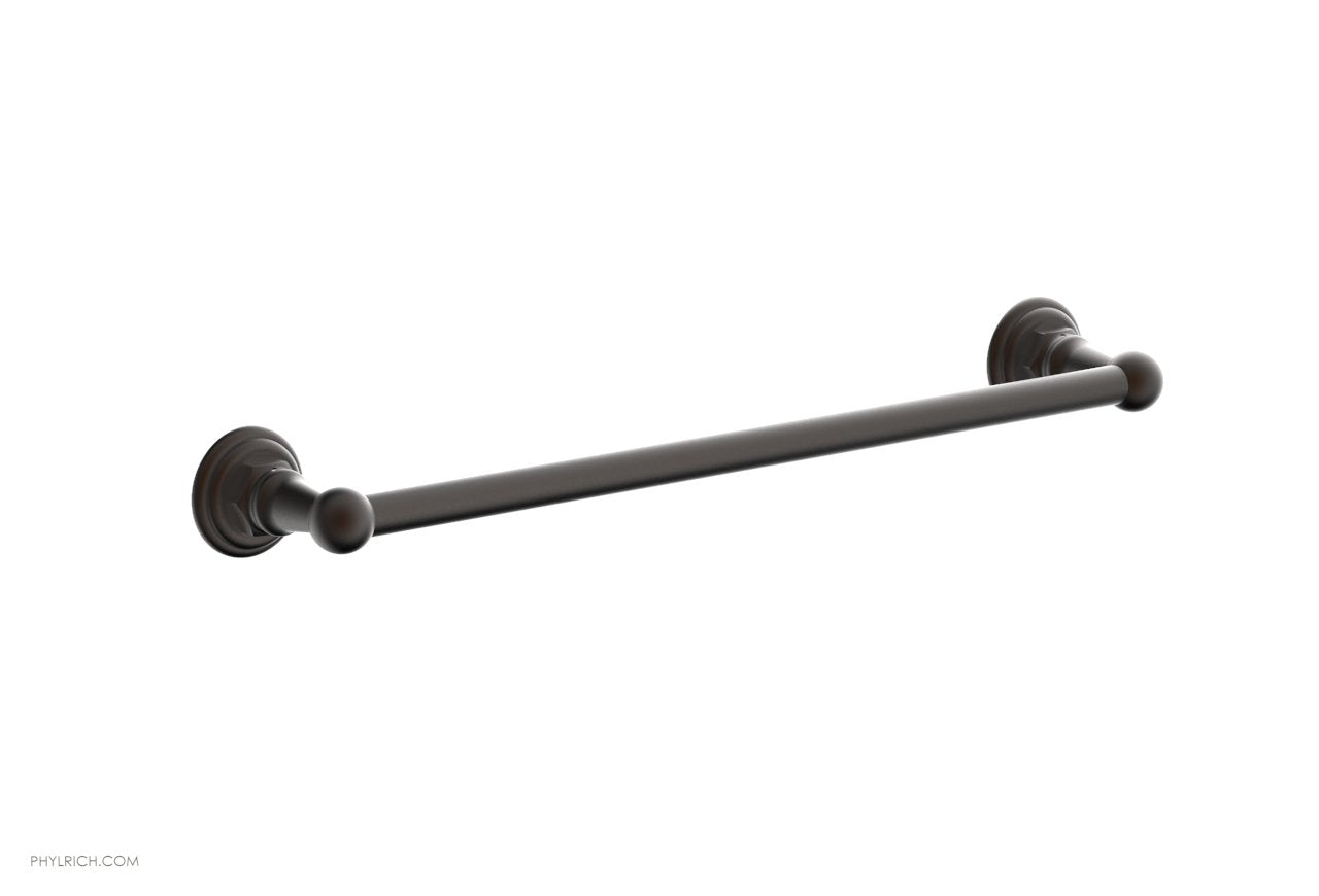 HEX TRADITIONAL 18-Inch Chrome Towel Bar - Bathroom Towel Rack for Hand & Bath Towels - Perfect for Modern & Traditional Bathrooms (50070)