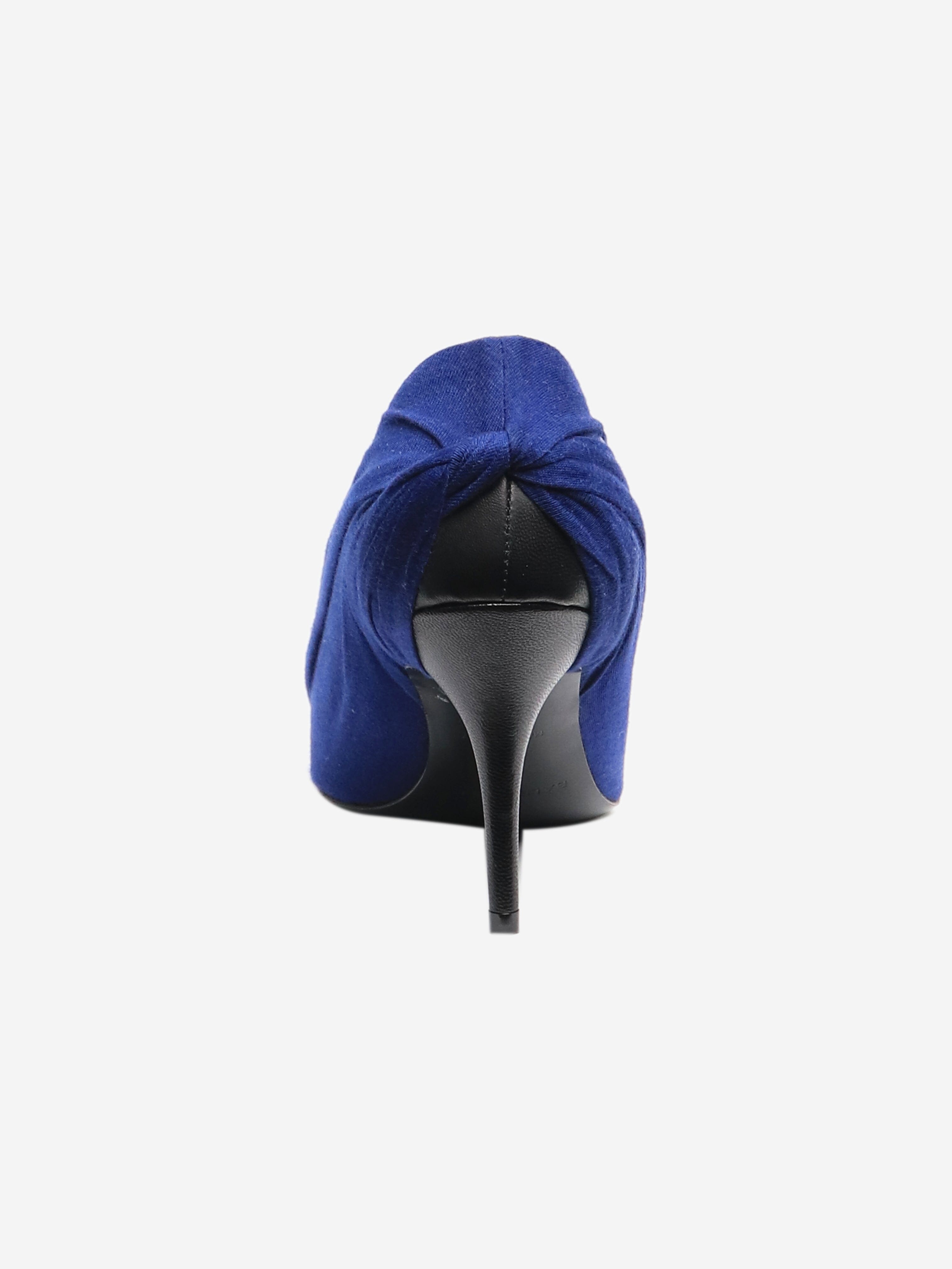 Blue Bernie Heels Women's Size UK 5 (US 7) - Stylish Comfort for Parties, Weddings & Evening Events