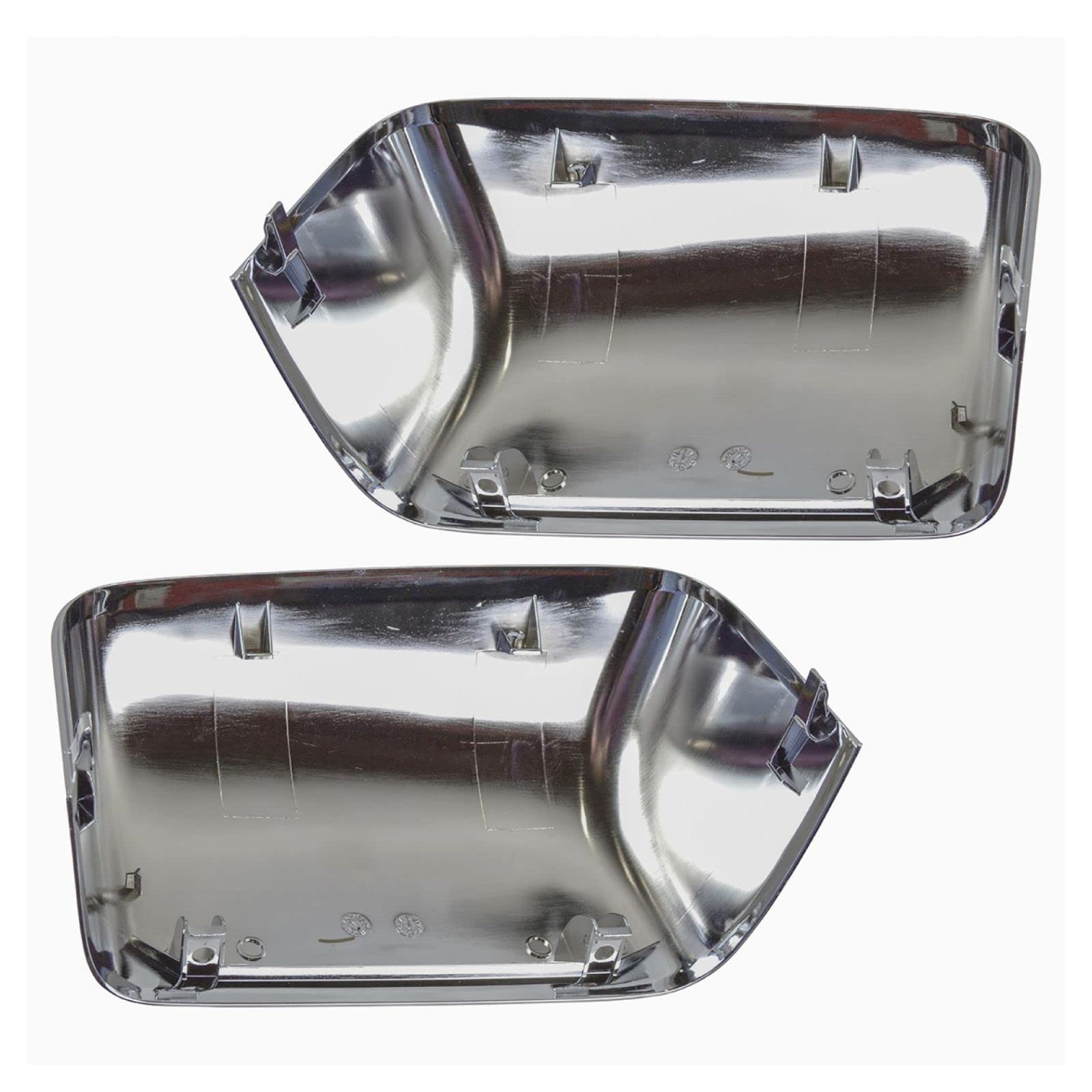 Power Folding Heated Memory Towing Mirrors - Chrome Smoke Turn Mirror Pair for Trucks & SUVs | Enhanced Visibility & Safety in All Weather Conditions