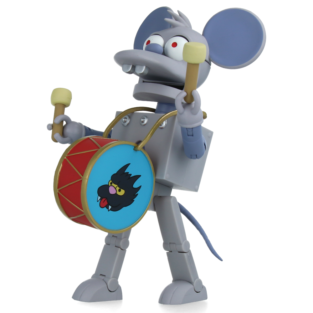 The Simpsons Robot Itchy Action Figure - Collectible Toy for Fans, Display & Play | Perfect for Home Decor, Gifts & Simpson Memorabilia Collections