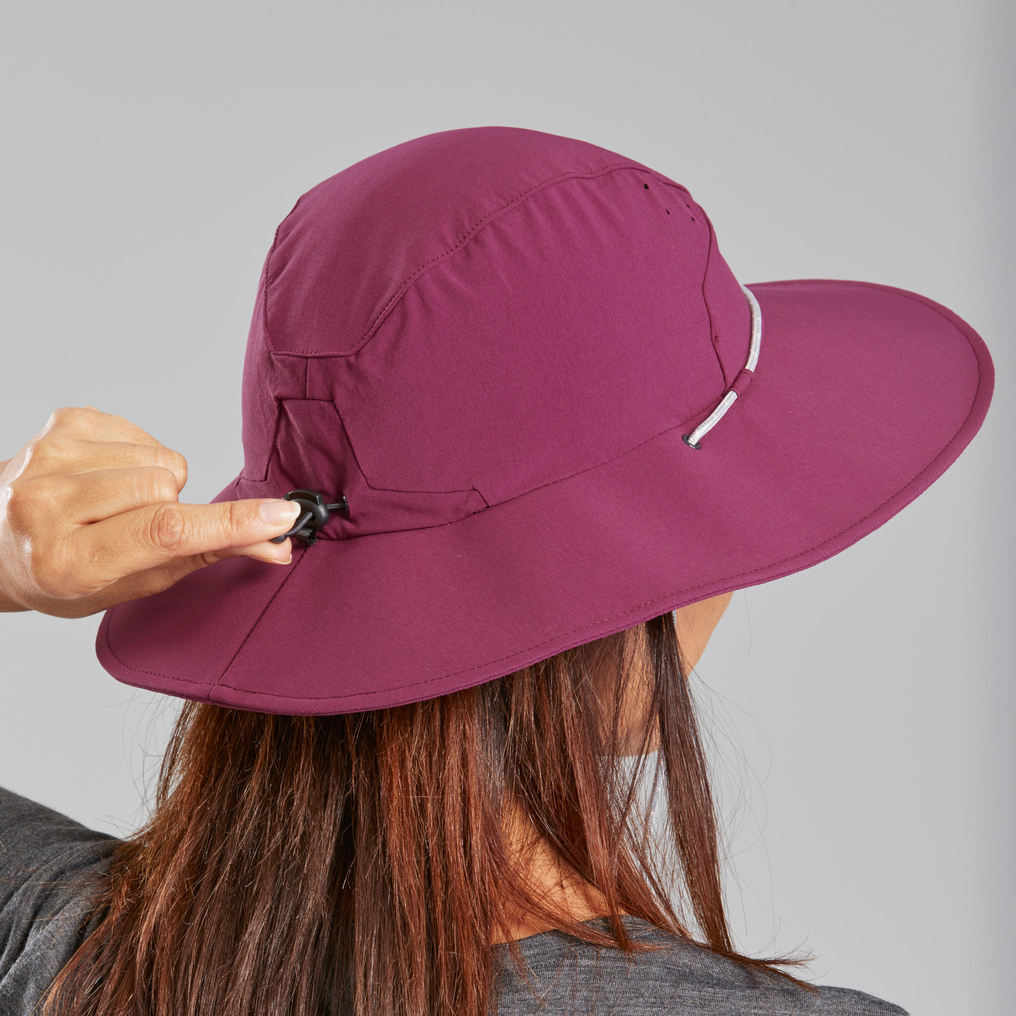 Forclaz Women's MT500 UPF 50+ Sun Protection Hiking Hat - Lightweight & Breathable for Outdoor Adventures, Trekking & Travel