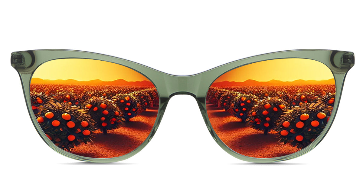Gaia Women's Prescription Polarized Sunglasses - UV Protection, Anti-Glare for Driving, Outdoor & Fashion Use