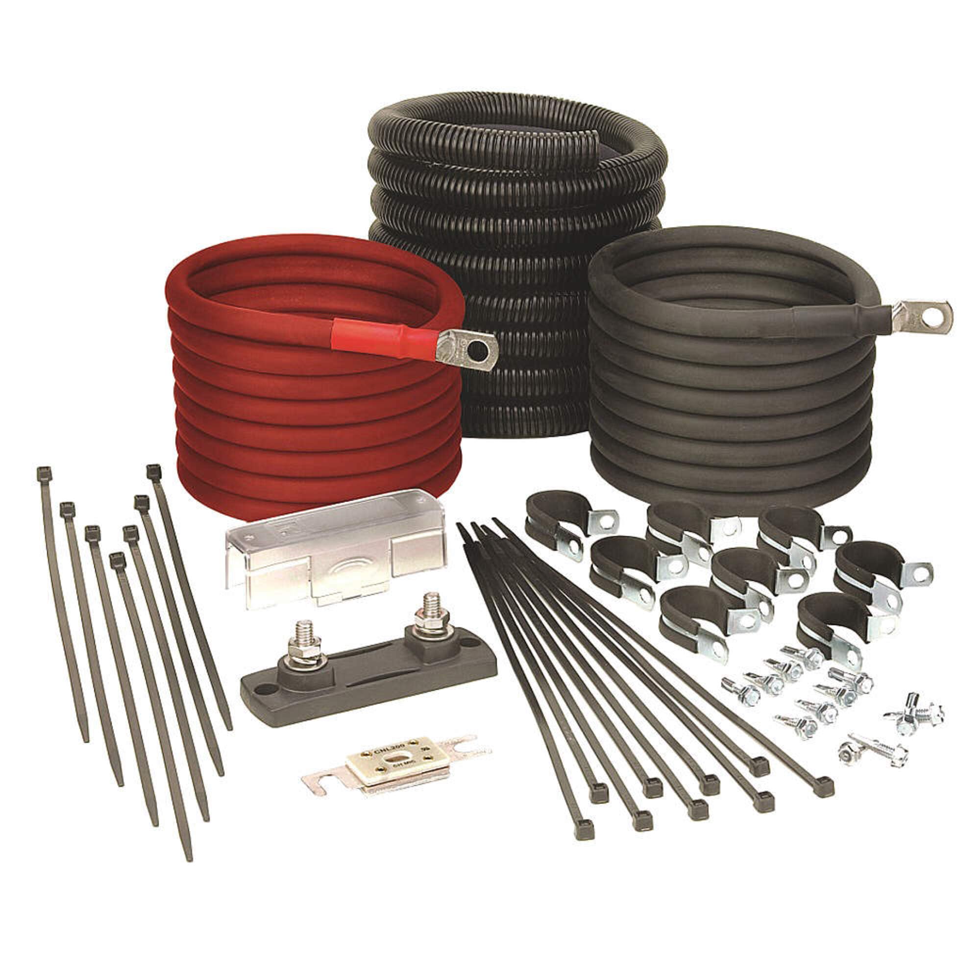 Best Inverter Installation Kit with 12 ft. Cable - Complete Solar Power Setup for RVs, Boats & Off-Grid Homes