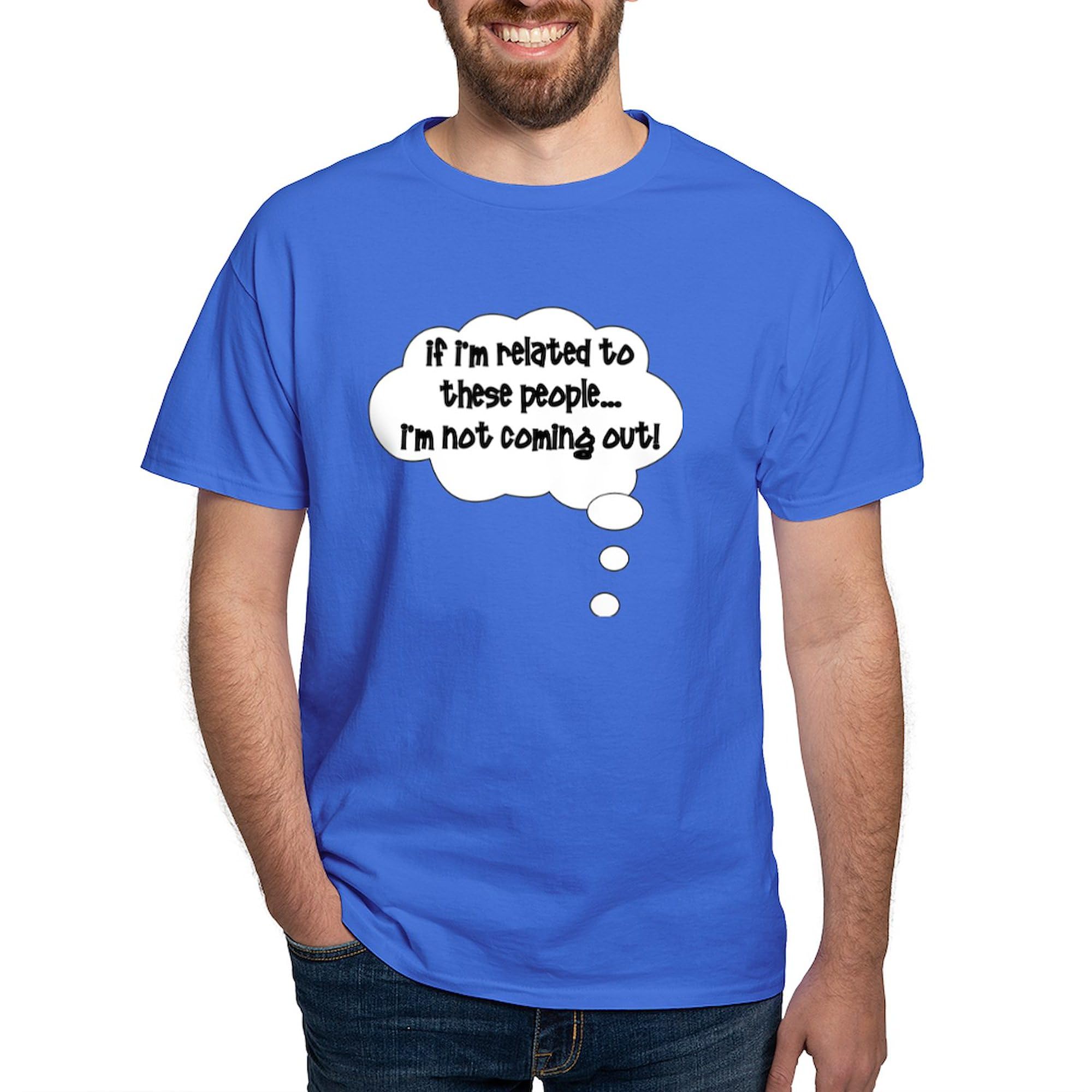 Not Coming Out! Men's 100% Cotton Dark Graphic T-Shirt - Classic Fit Casual Tee for Everyday Wear, Parties & Outings
