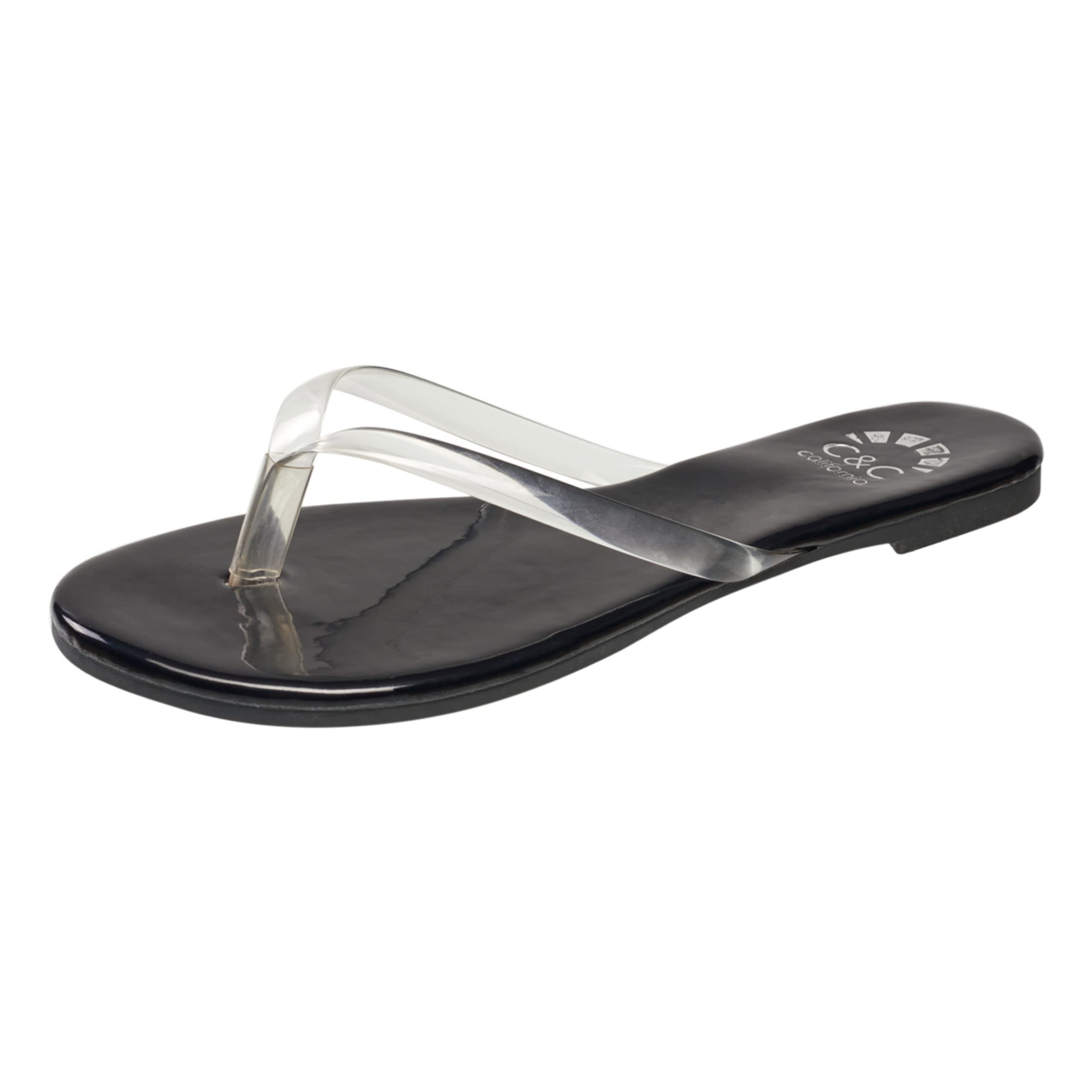 C&C CALIFORNIA Women's Flip Flops - Comfortable Beach Sandals with Thong Strap | Cute Summer Slippers for Pool, Vacation & Casual Wear | Fashionable Slip-On Flat Sandals for Women | Perfect for Beach Outings, Travel & Everyday Comfort