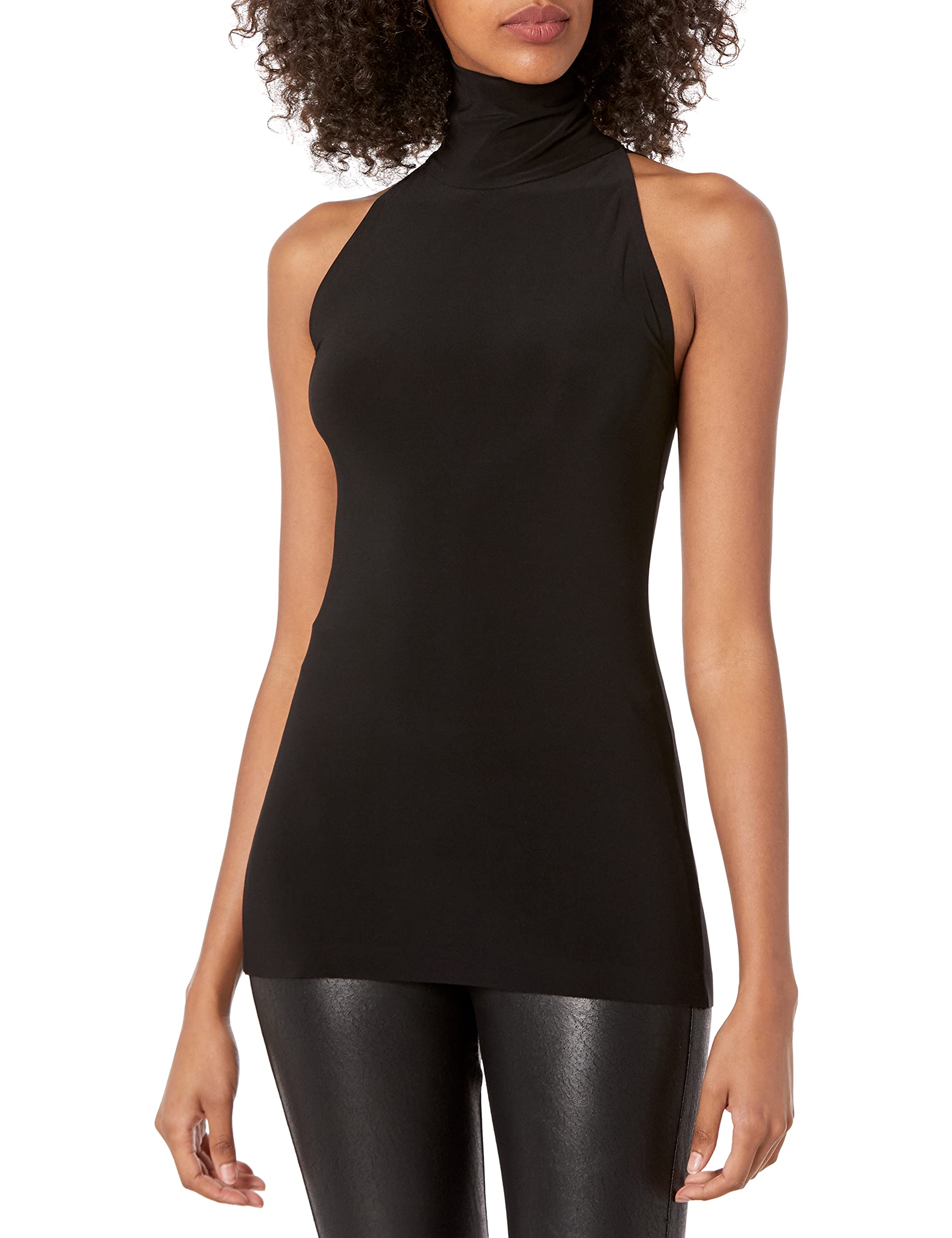 Norma Kamali Women's Halter Turtle Neck Top - Stylish Casual & Evening Wear for Women | Perfect for Date Night, Parties, and Summer Outfits