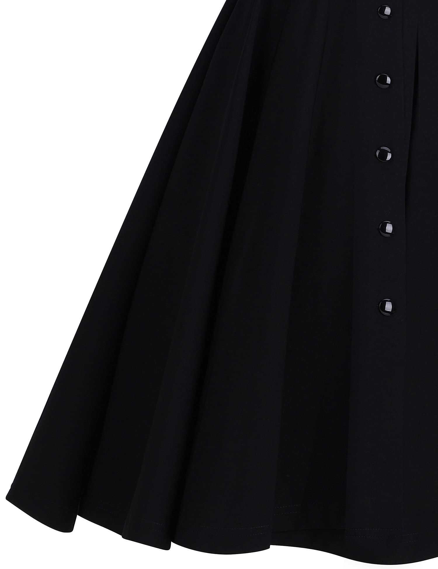 GownTown 1950s Vintage Women's Midi Shirt Dress with Belt - Elegant Cocktail Party Dress for Women, Perfect for Office, Date Night & Special Occasions