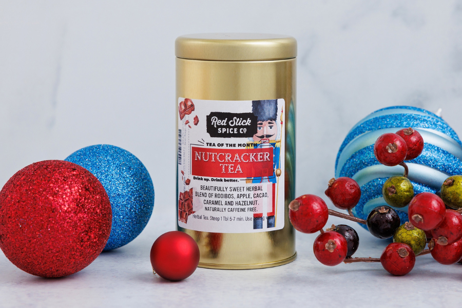 Premium Nutcracker Herbal Tea - 100% Natural, Caffeine-Free, Relaxing Blend for Stress Relief & Better Sleep | Perfect for Evening Relaxation, Meditation & Wellness Rituals