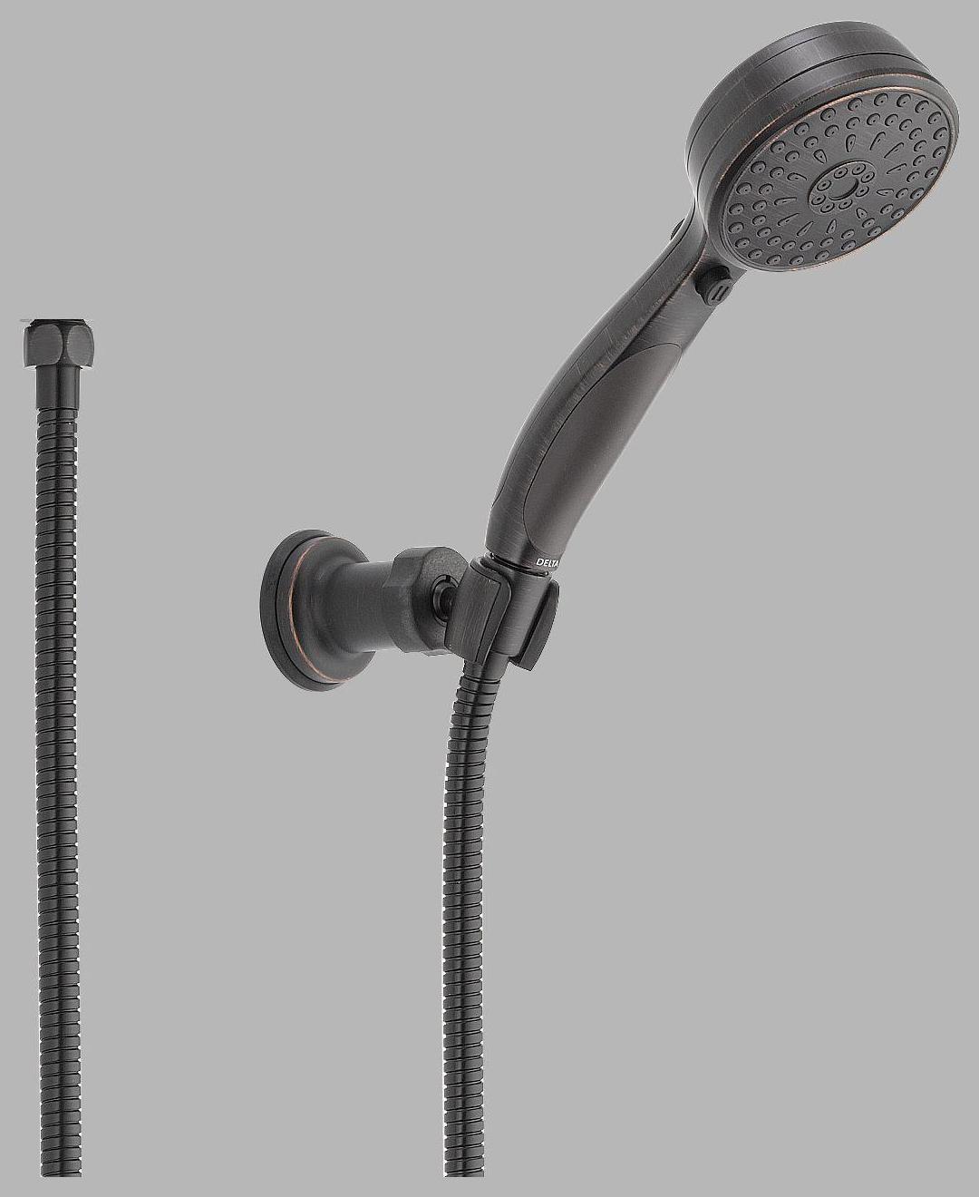 Delta ActivTouch 8-Spray Adjustable Wall Mount Hand Shower in Venetian Bronze (Model 55424 RB) - Perfect for Bathroom, Spa, and Relaxation